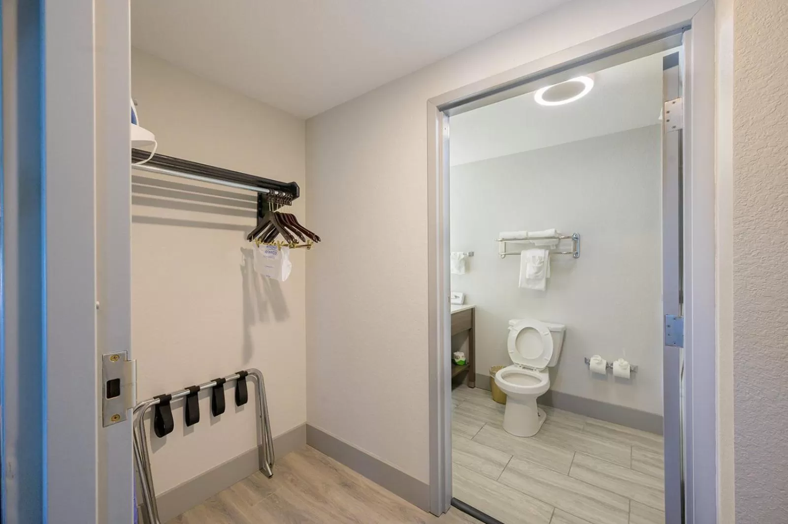 Bathroom in Hawthorn Extended Stay by Wyndham Panama City Beach