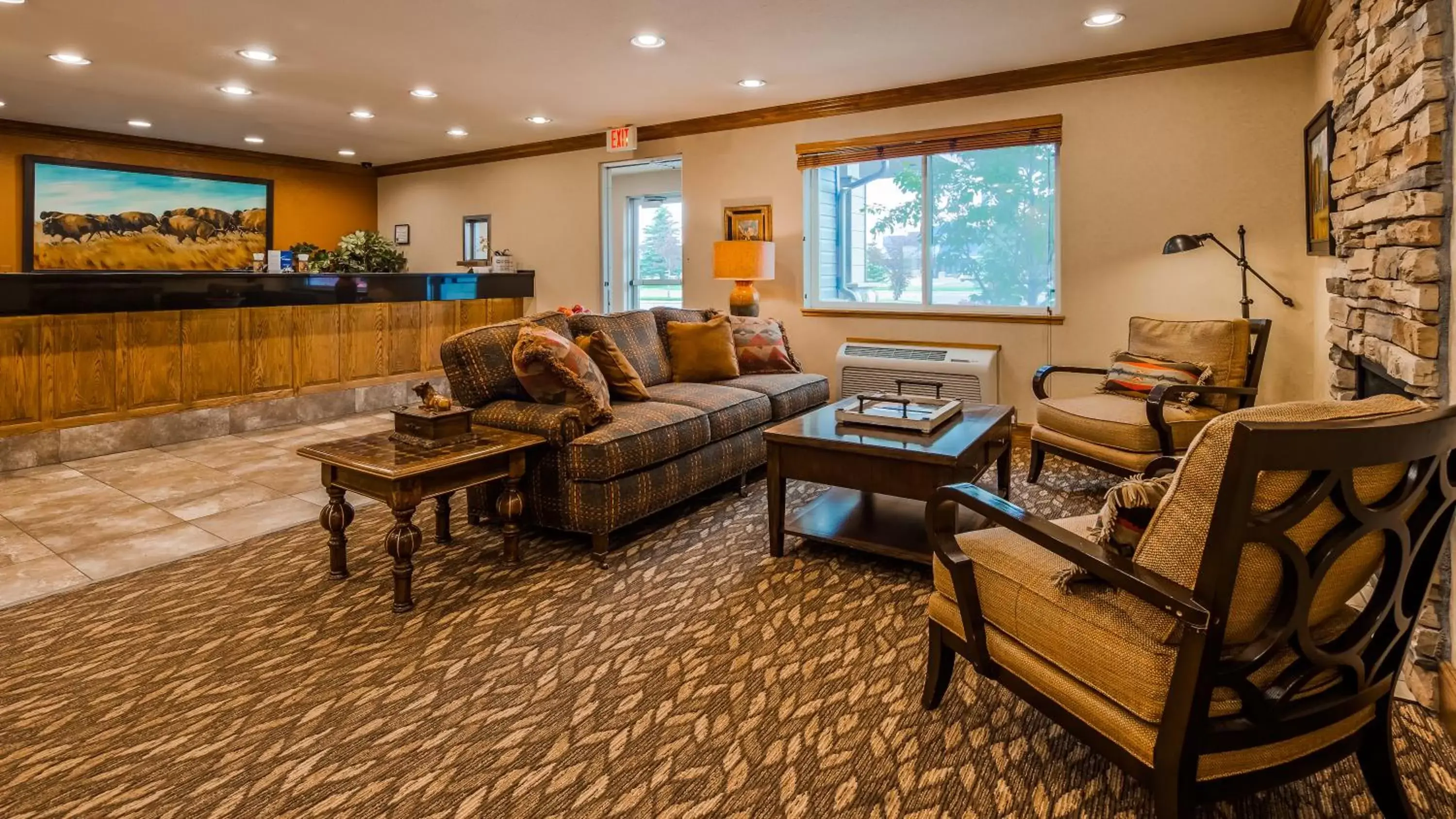 Lobby or reception, Seating Area in Best Western Pinedale Inn