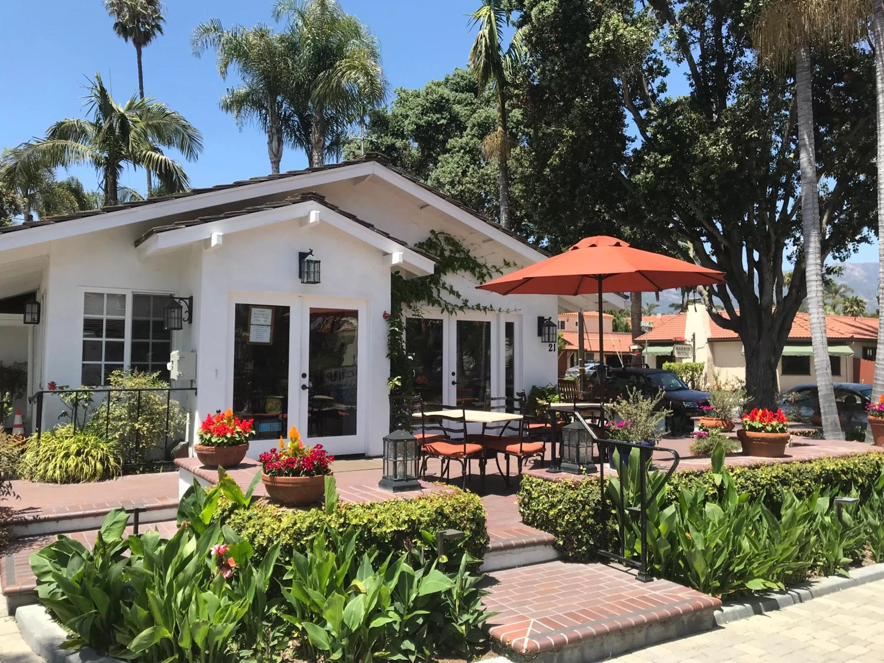 Patio in Marina Beach Motel