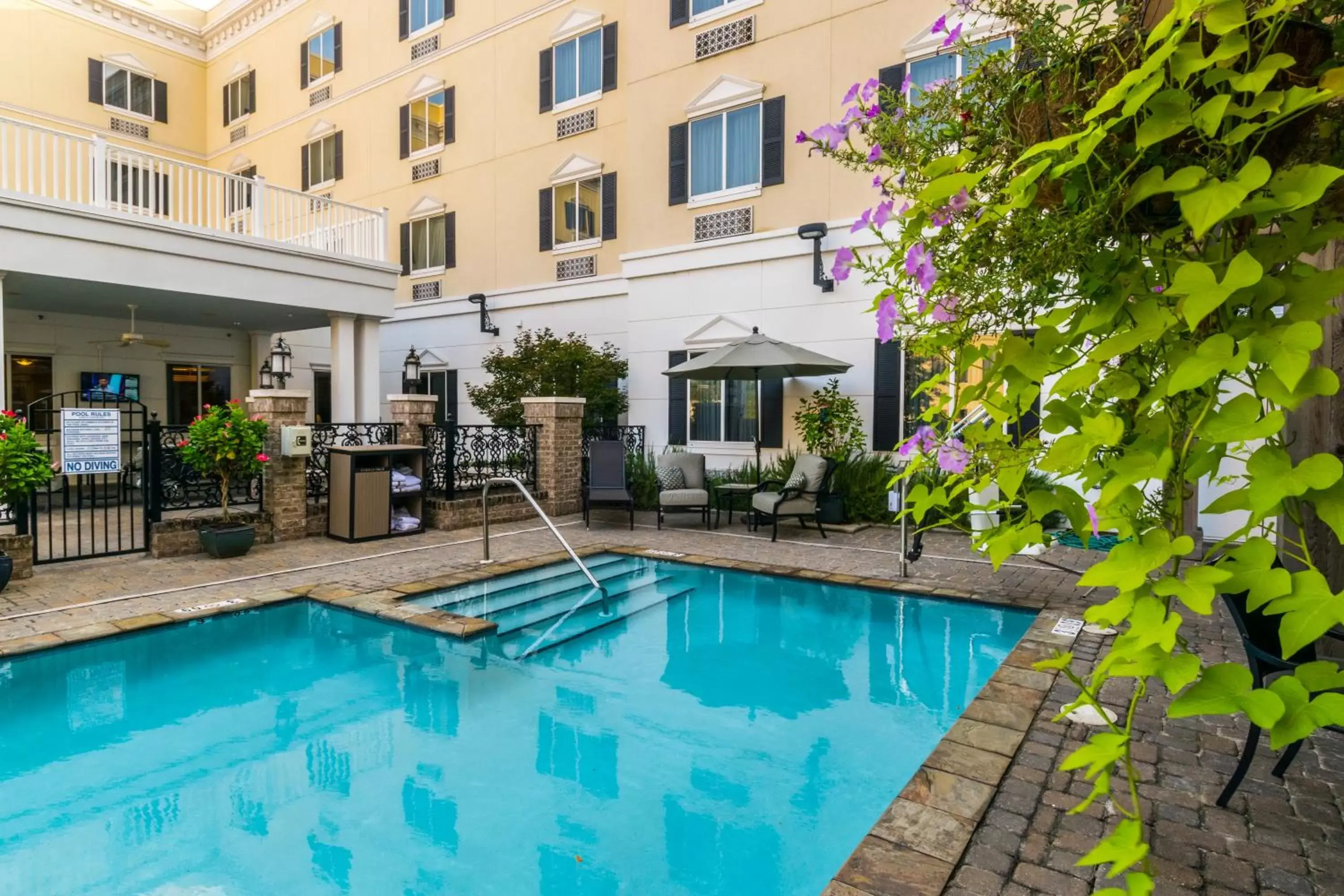 Swimming Pool in Candlewood Suites Mobile-Downtown, an IHG Hotel