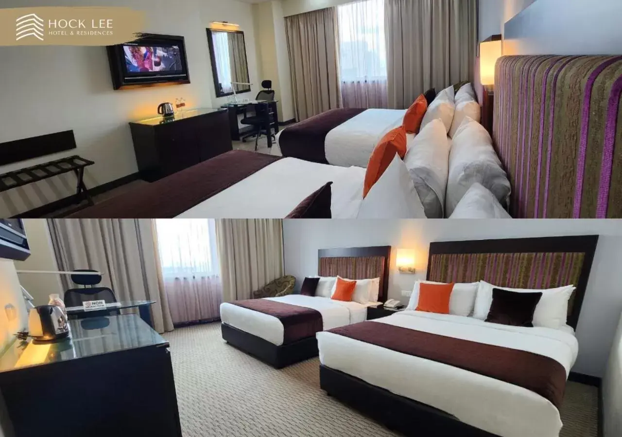 Bed in Hock Lee Hotel & Residences