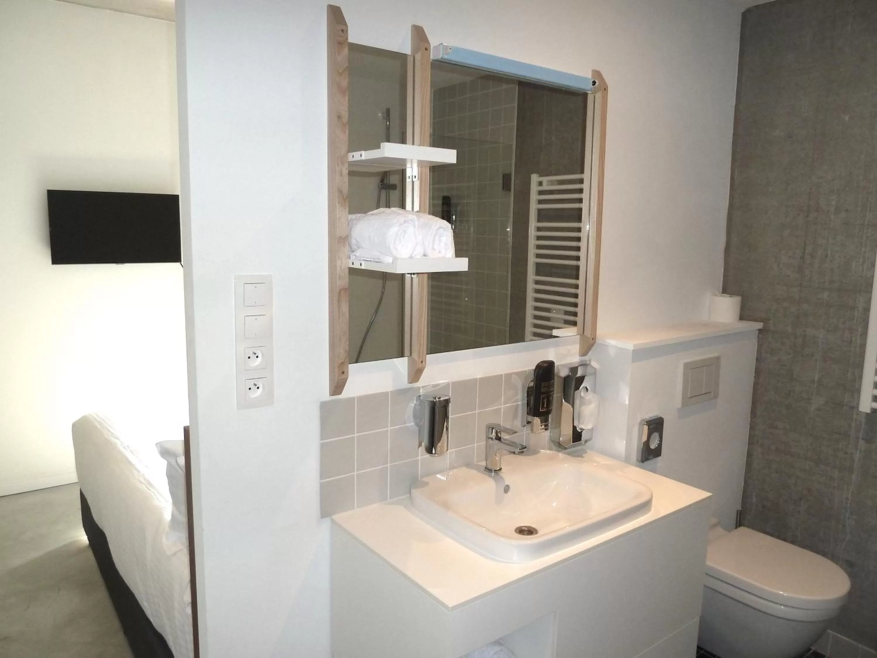 Bathroom in Hôtel Belvue