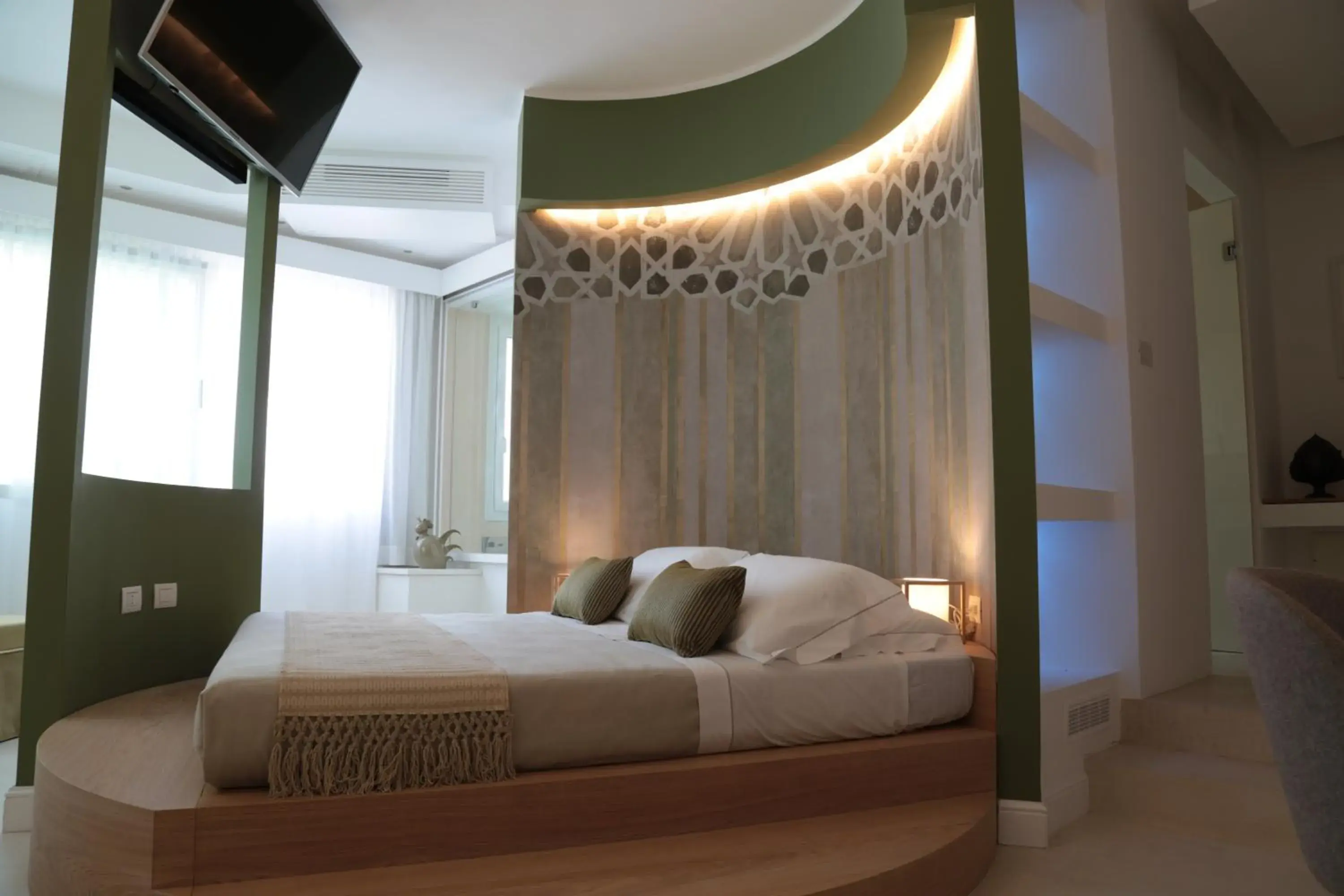 Bed in La Dimora delle Fate Luxury & SPA