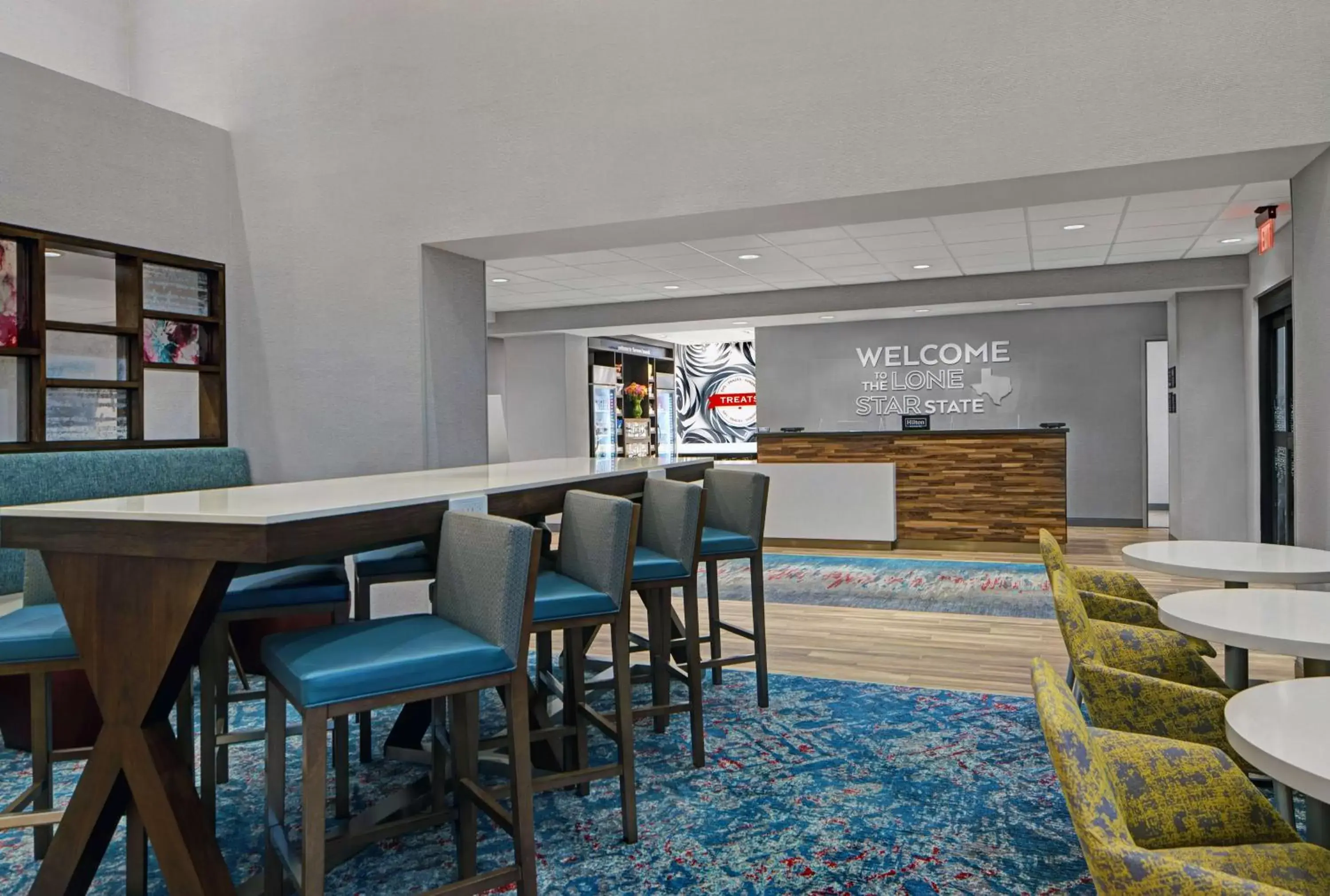 Lobby or reception, Lounge/Bar in Hampton Inn & Suites Farmers Branch Dallas, Tx