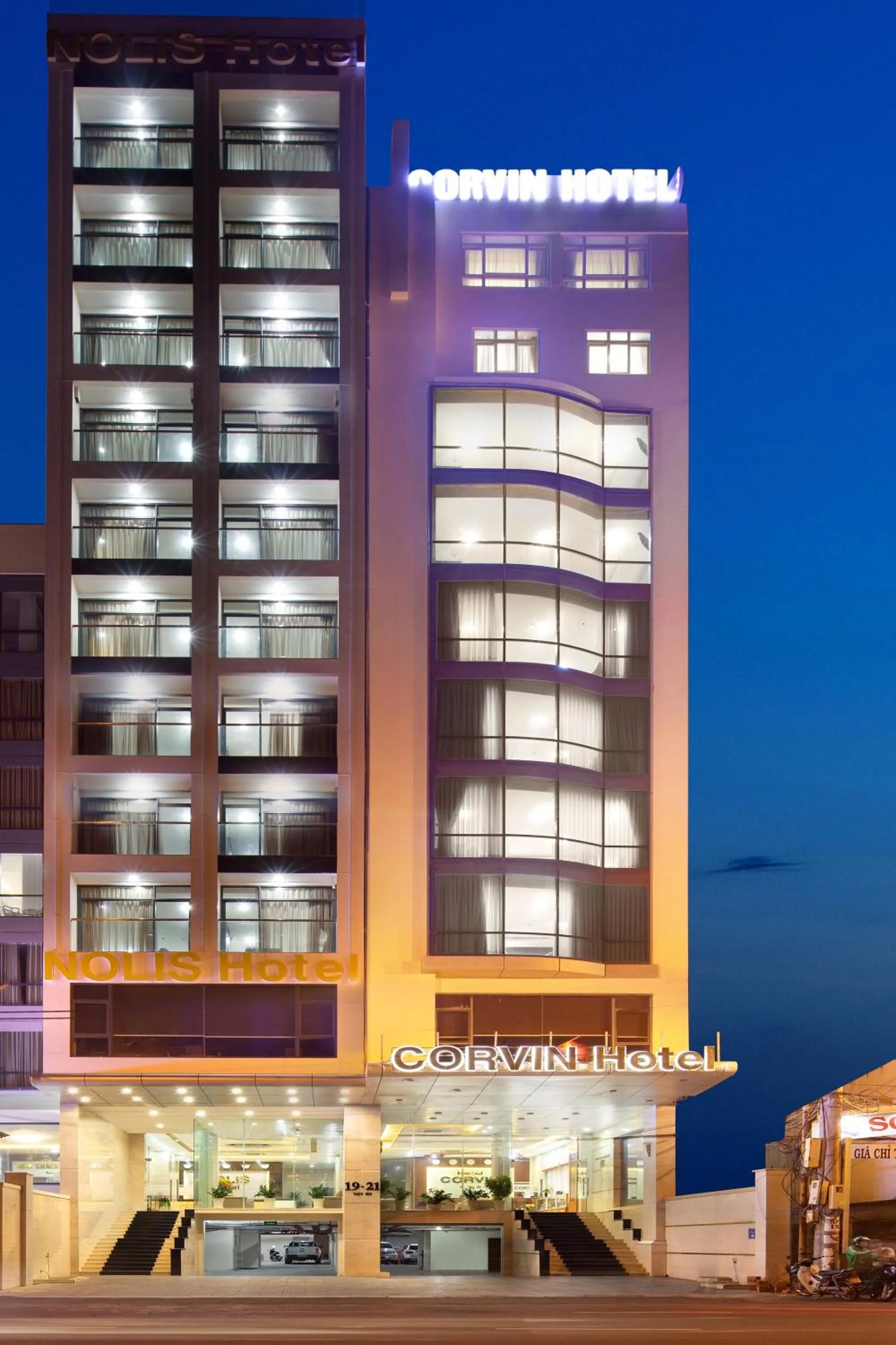 Property building in Corvin Hotel