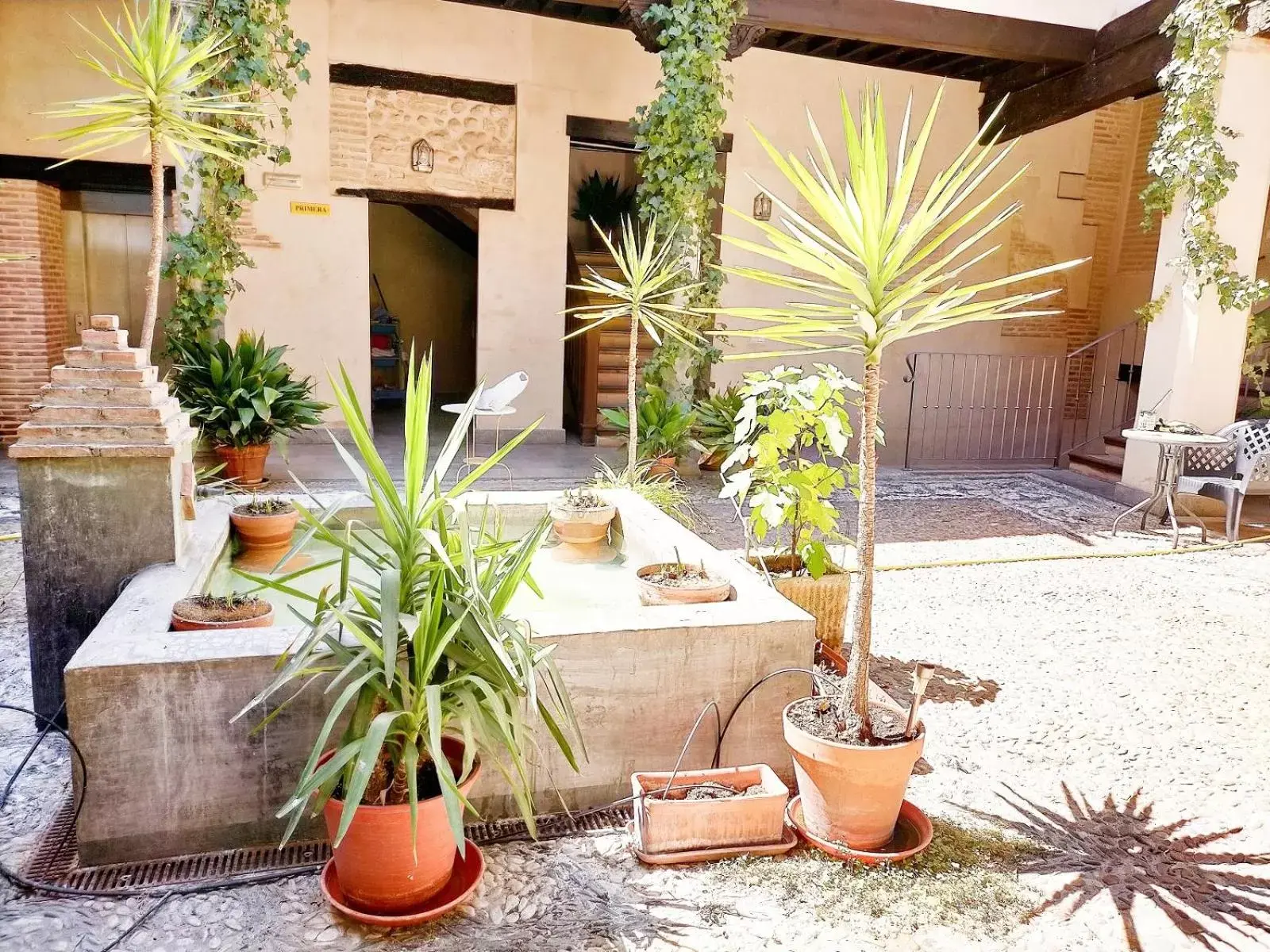 Patio in Abadia Suites