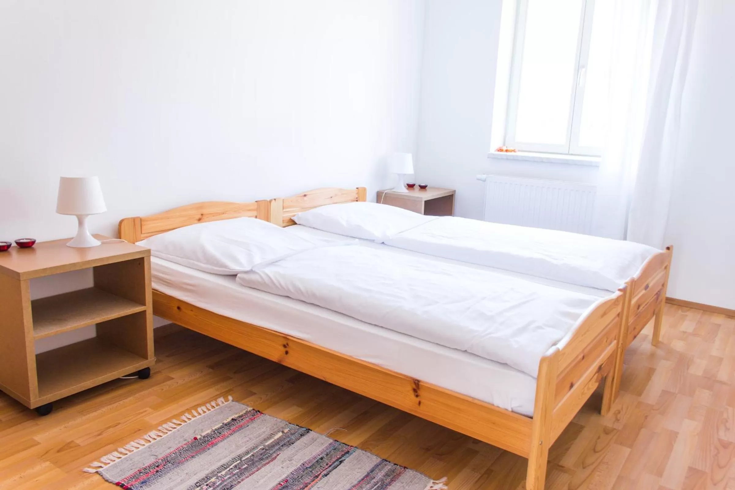 Bed in Gästehaus Schloss Plaue