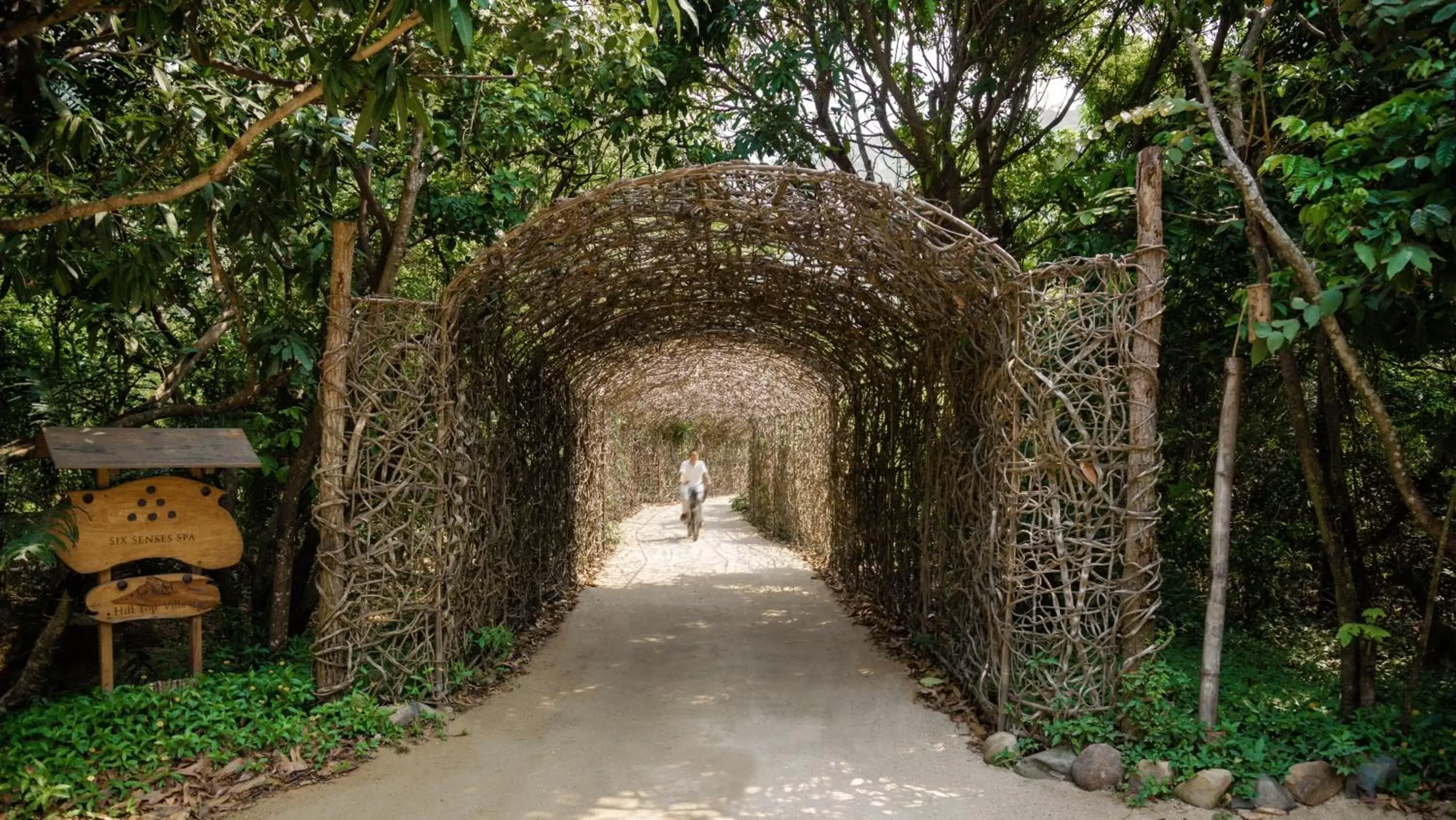 Cycling in Six Senses Ninh Van Bay