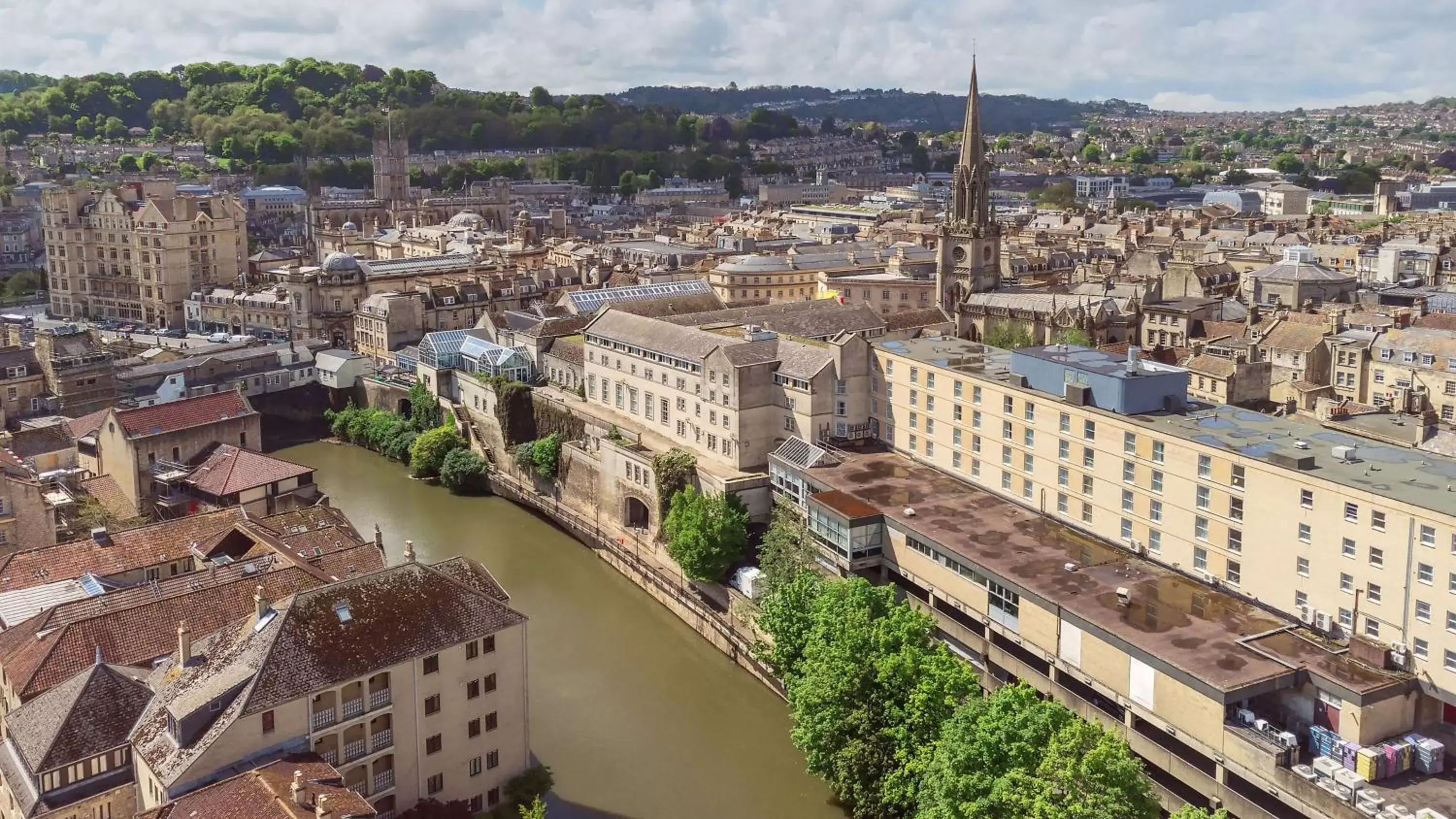 Property building, Bird's-eye View in DoubleTree by Hilton Bath