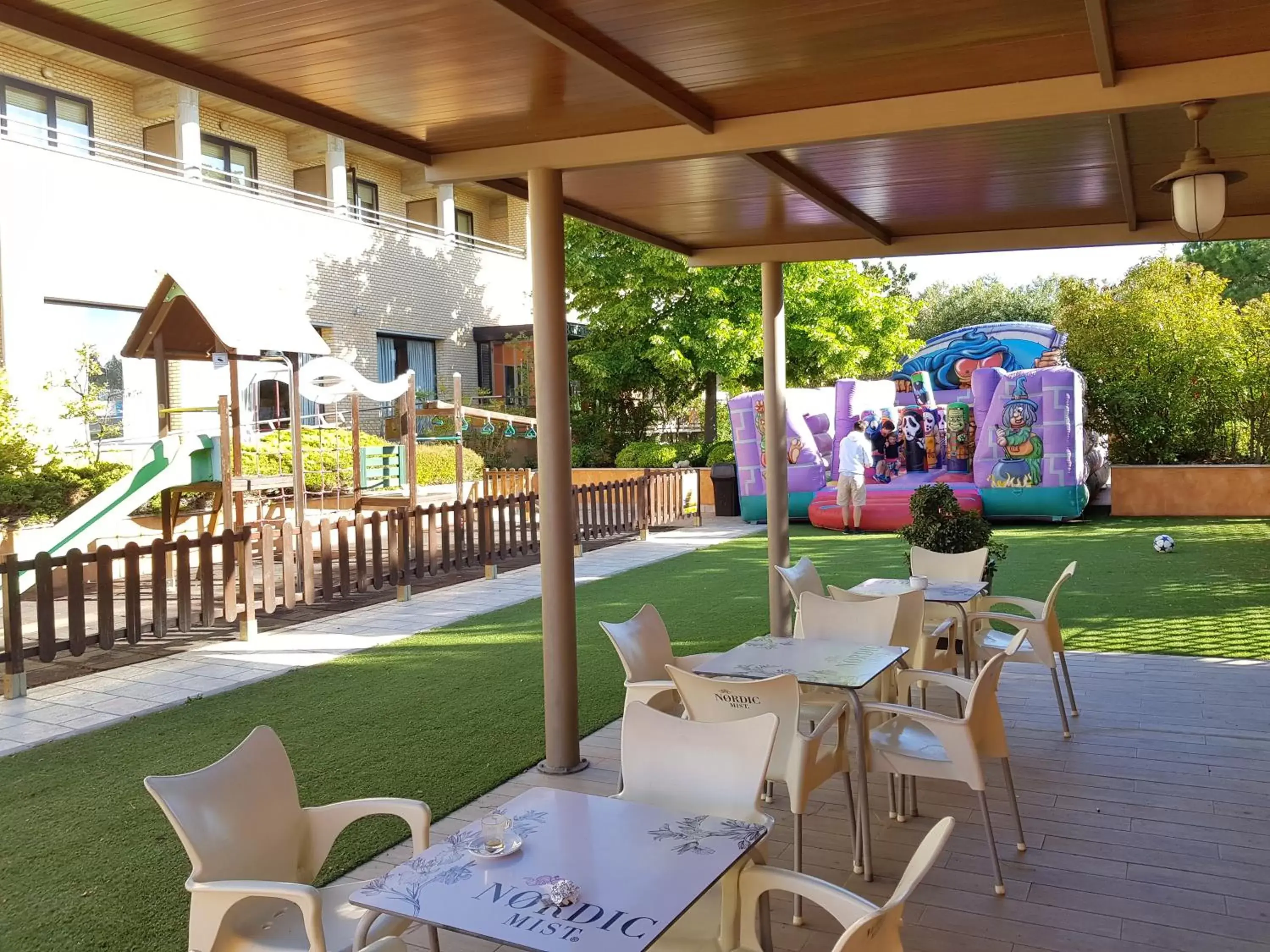 Balcony/Terrace, Children's Play Area in Hotel Alhama