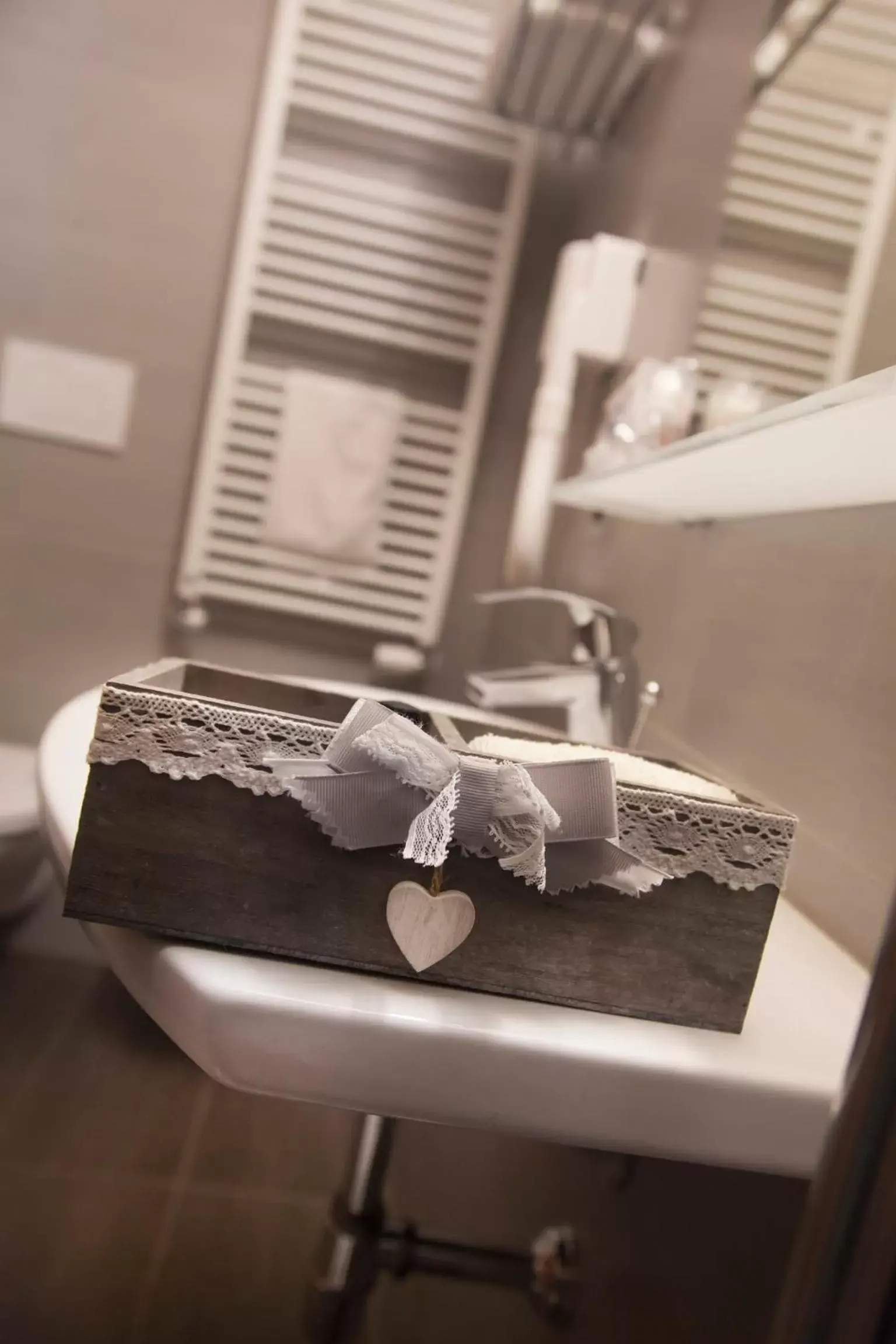 Bathroom in Hotel Gabbiano