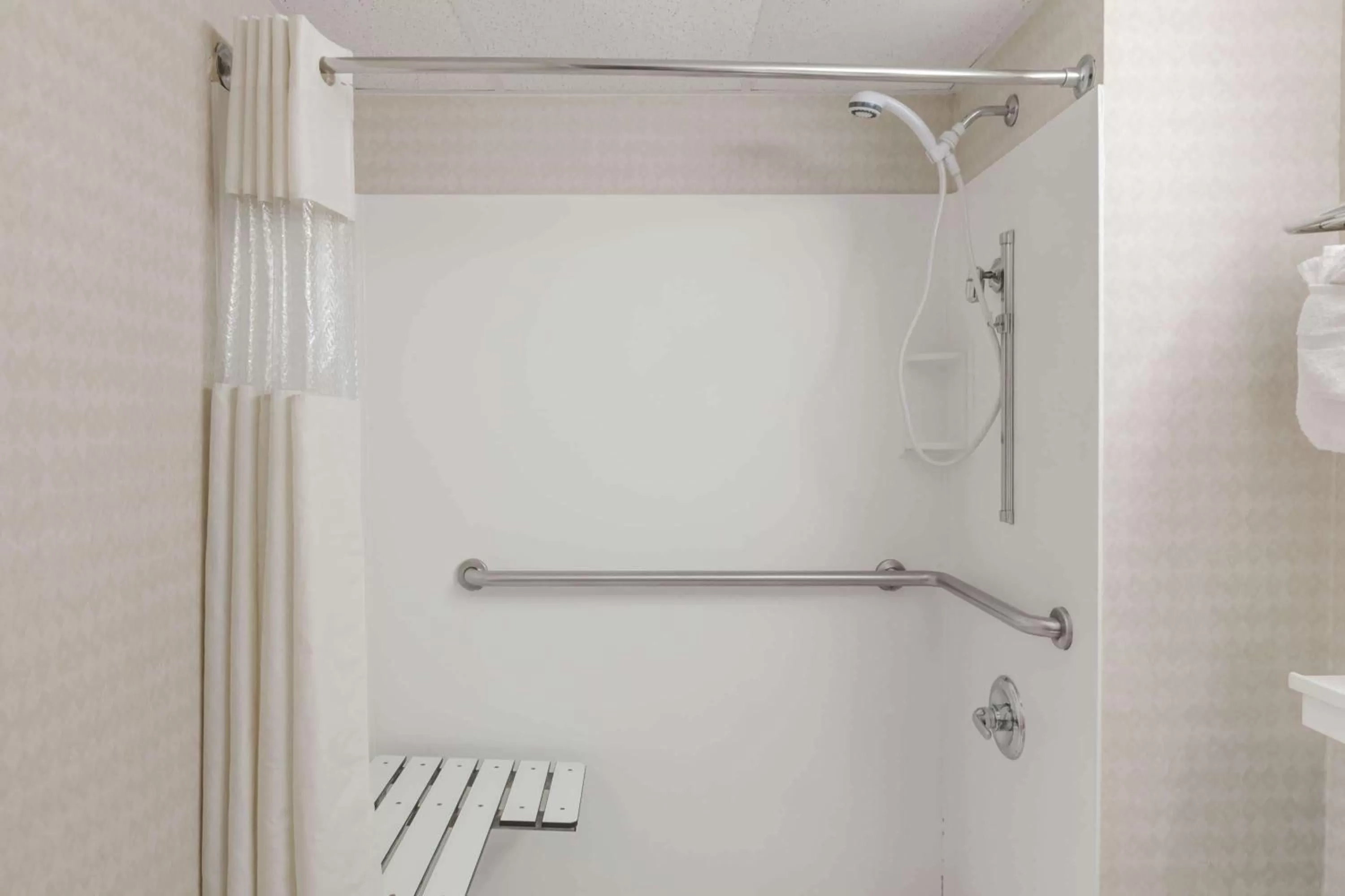 Shower in Travelodge Inn & Suites by Wyndham Albany