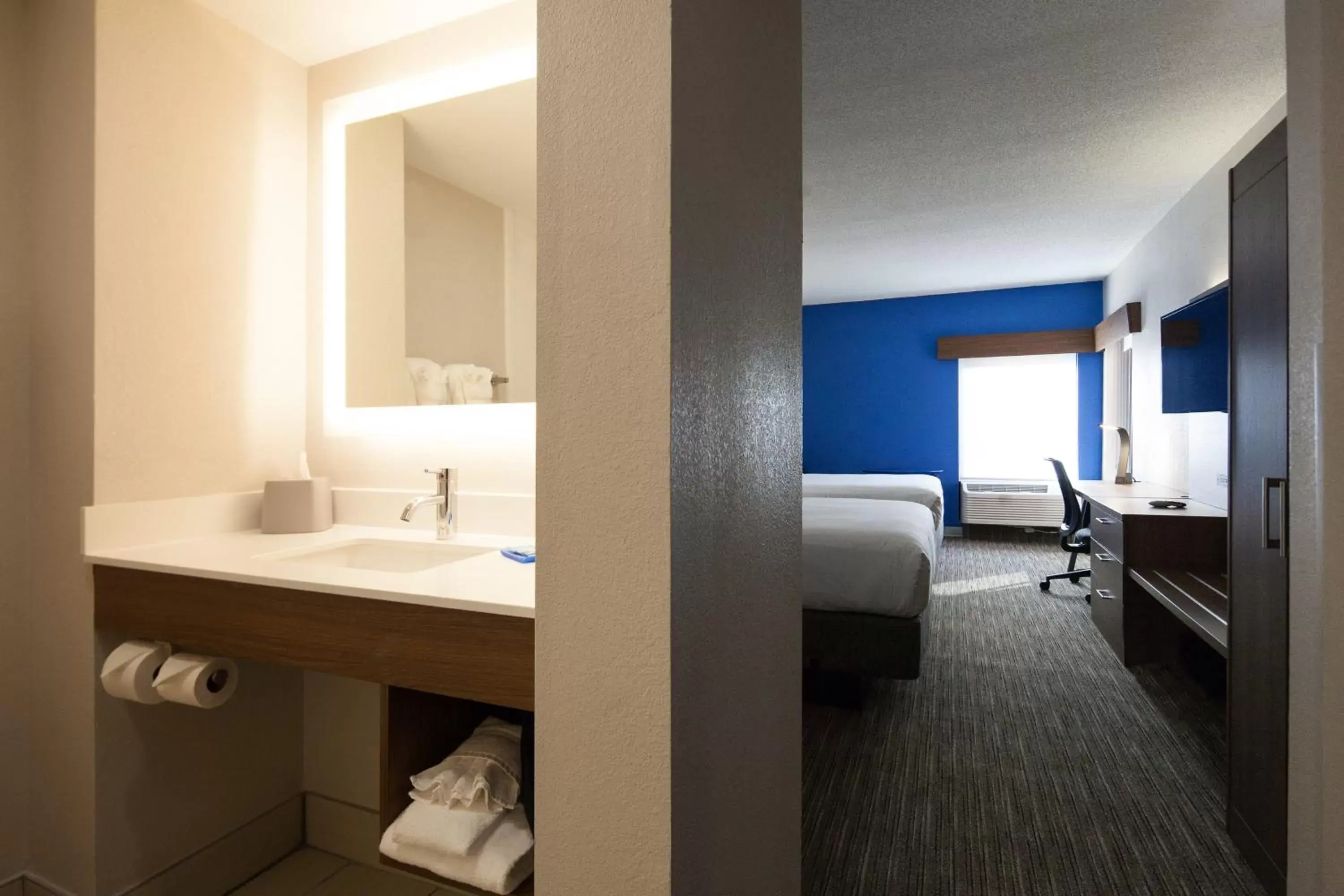 Photo of the whole room, Bathroom in Holiday Inn Express Hotel & Suites Nashville Brentwood 65S