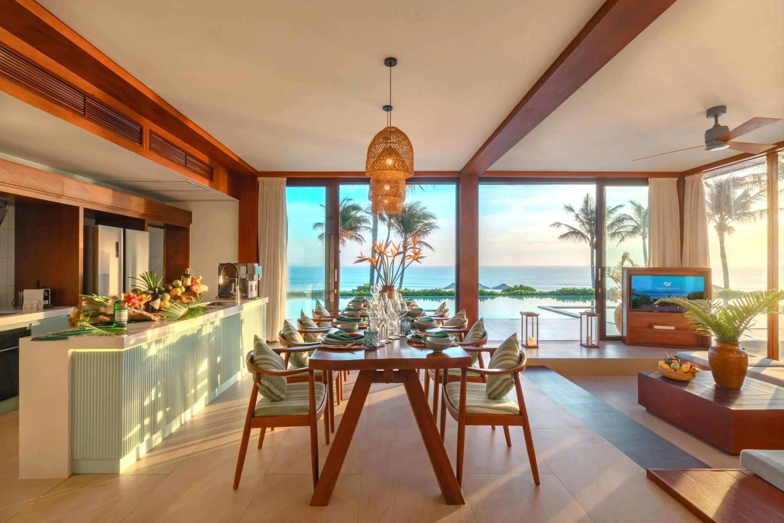 Living room in Fusion Resort Cam Ranh - All Spa Inclusive