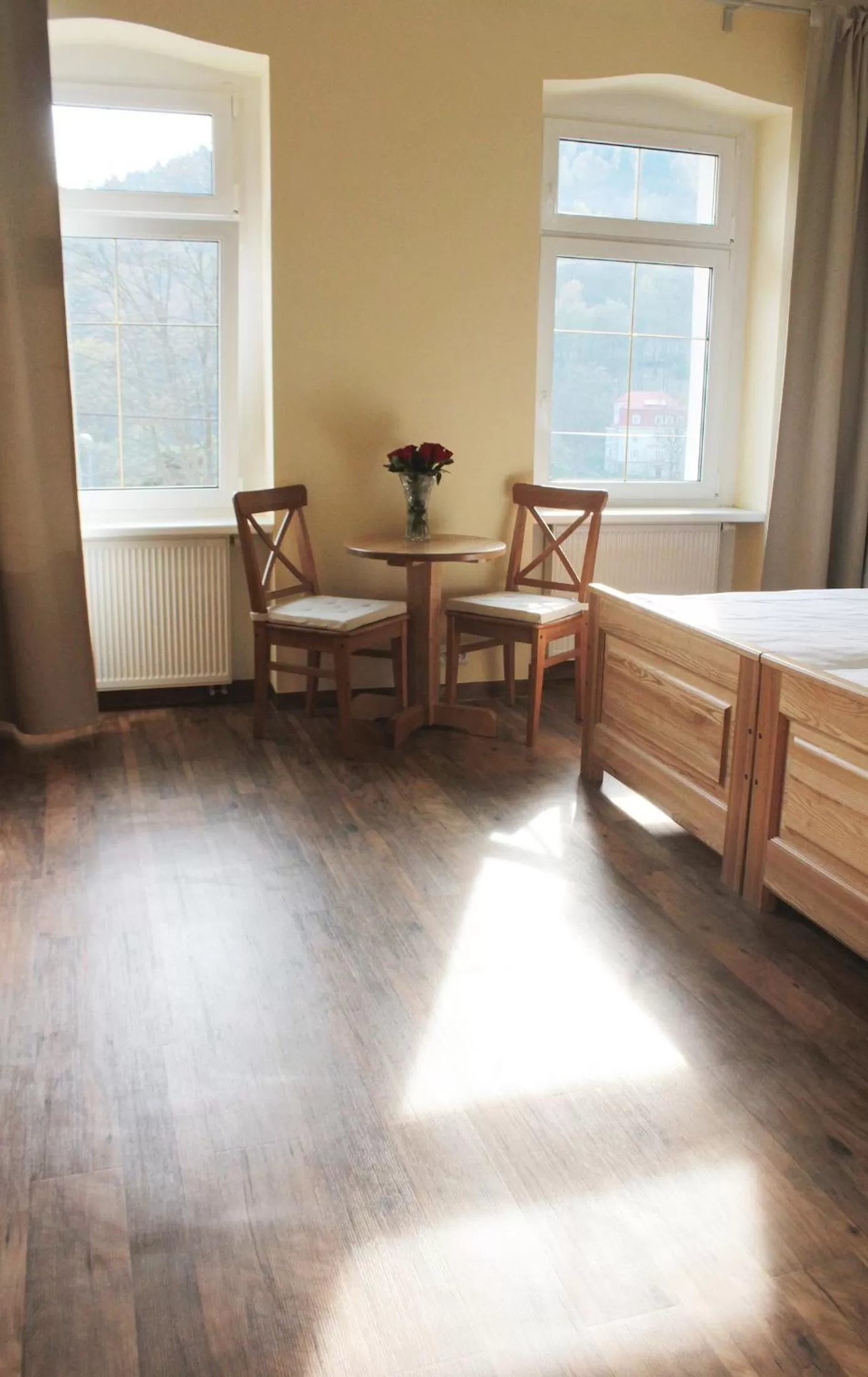 Decorative detail, Bed in Hotel Orix