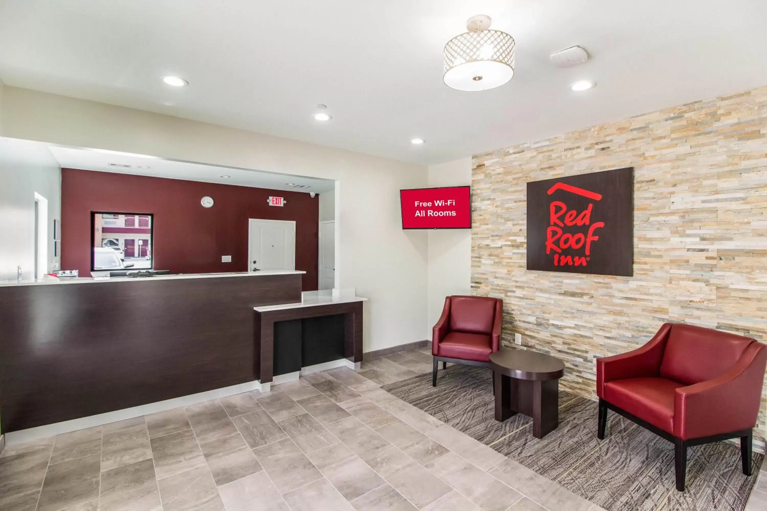 Lobby or reception, Lobby/Reception in Red Roof Inn Houston - Willowbrook