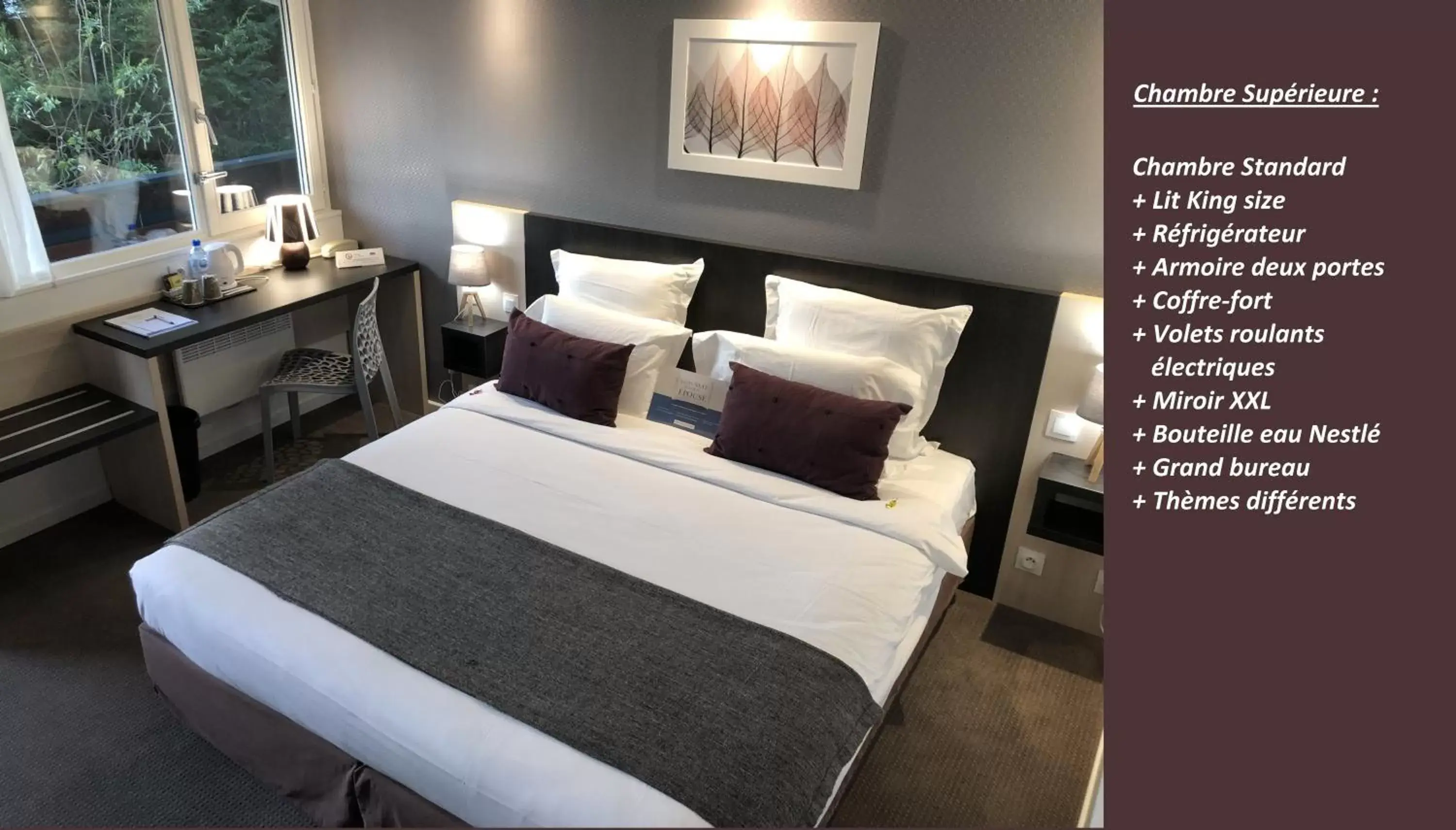 Bedroom, Bed in Kyriad Lisieux Bedroom, Bed in Kyriad Lisieux