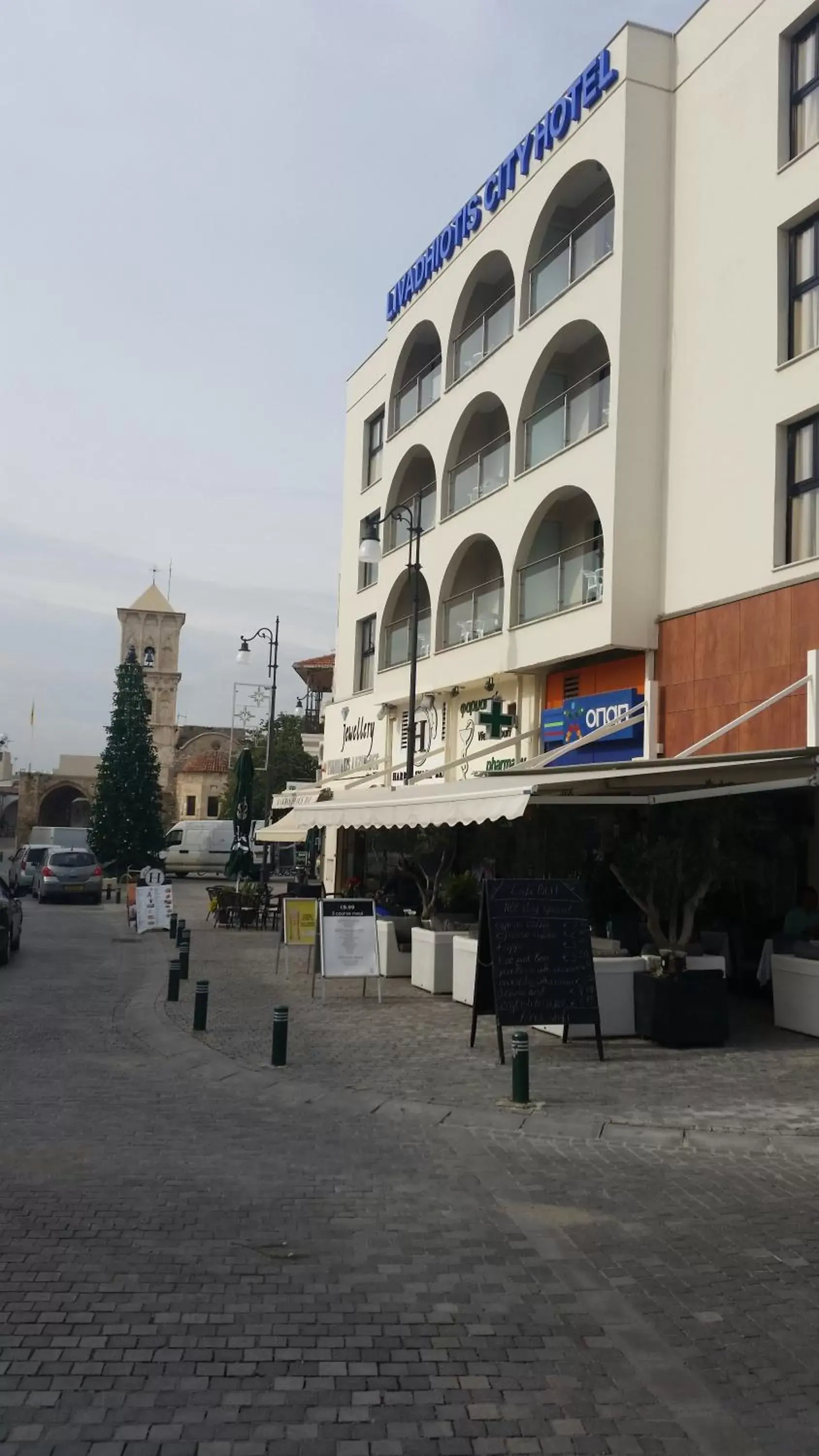 Facade/entrance, Property Building in Livadhiotis City Hotel