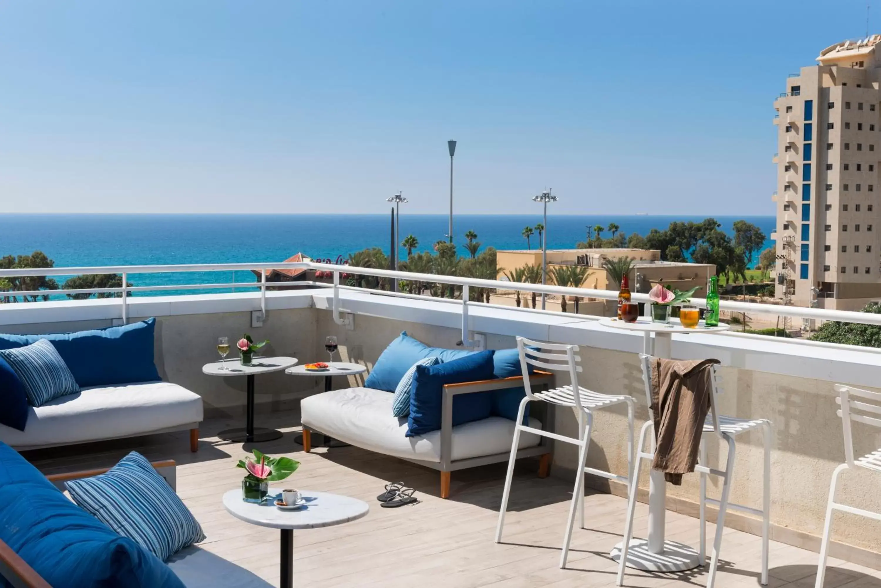 Balcony/Terrace in Leonardo Plaza Netanya Hotel