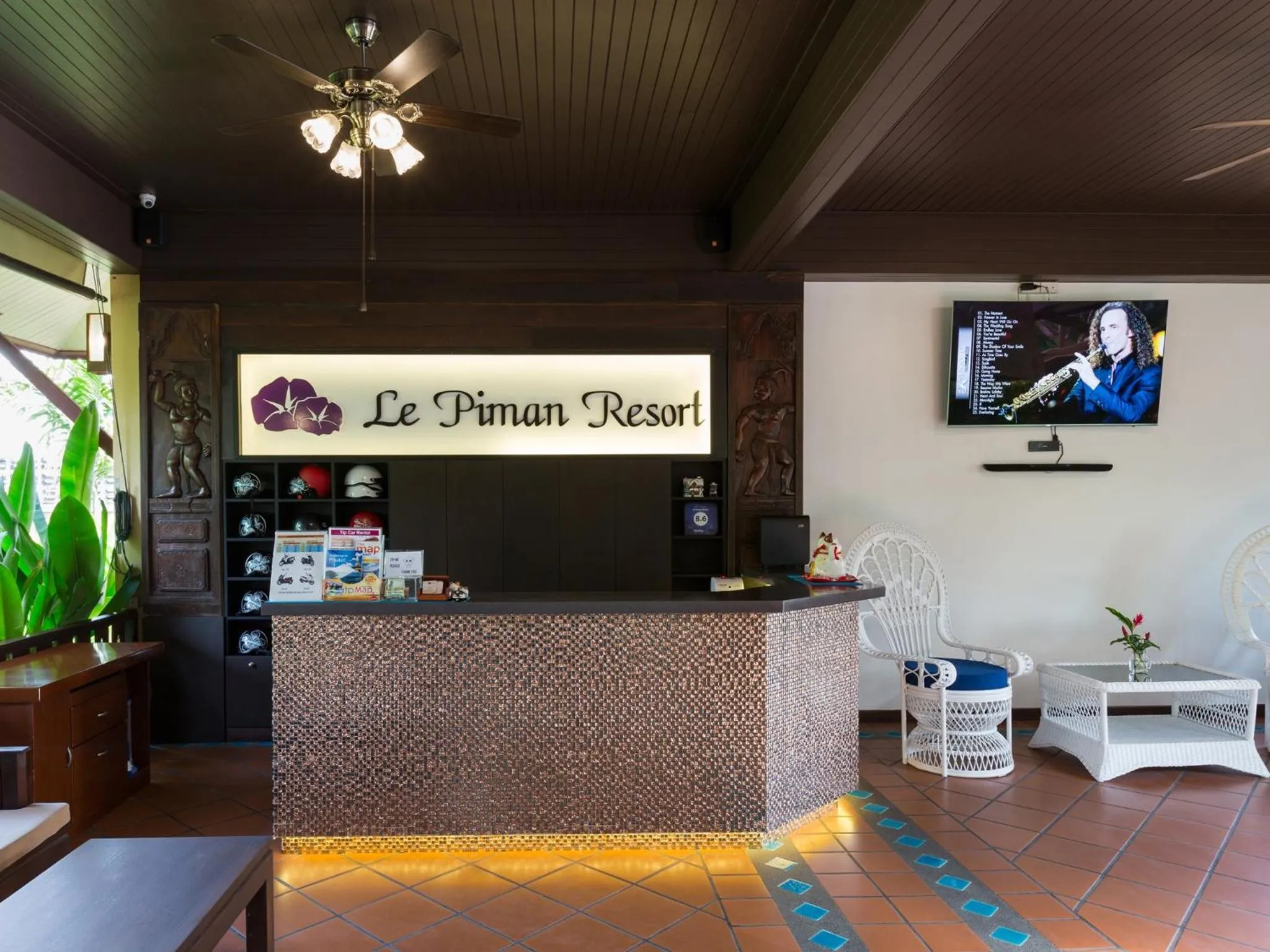 Lobby or reception in Le Piman Resort