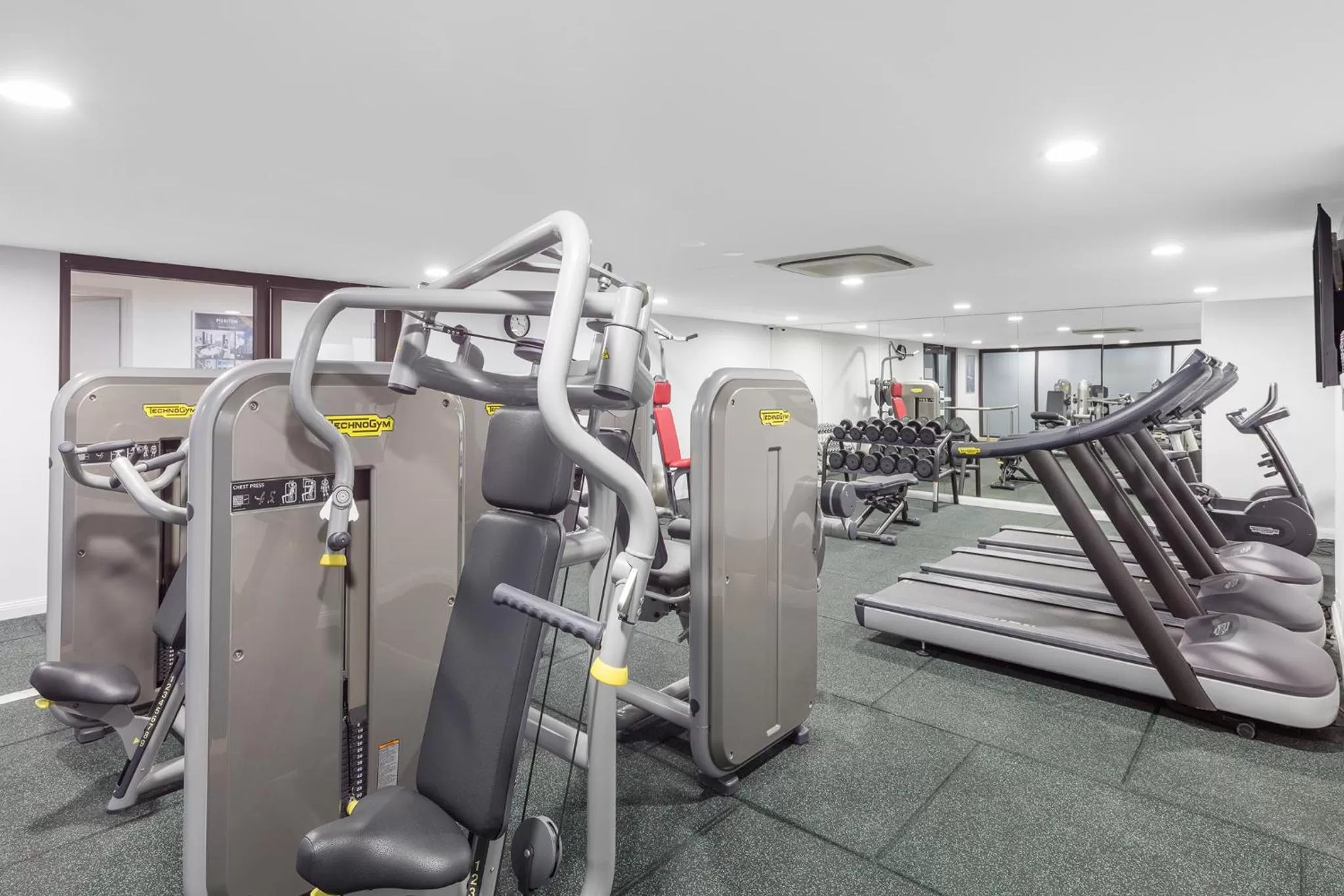 Fitness centre/facilities in Meriton Suites Church Street, Parramatta