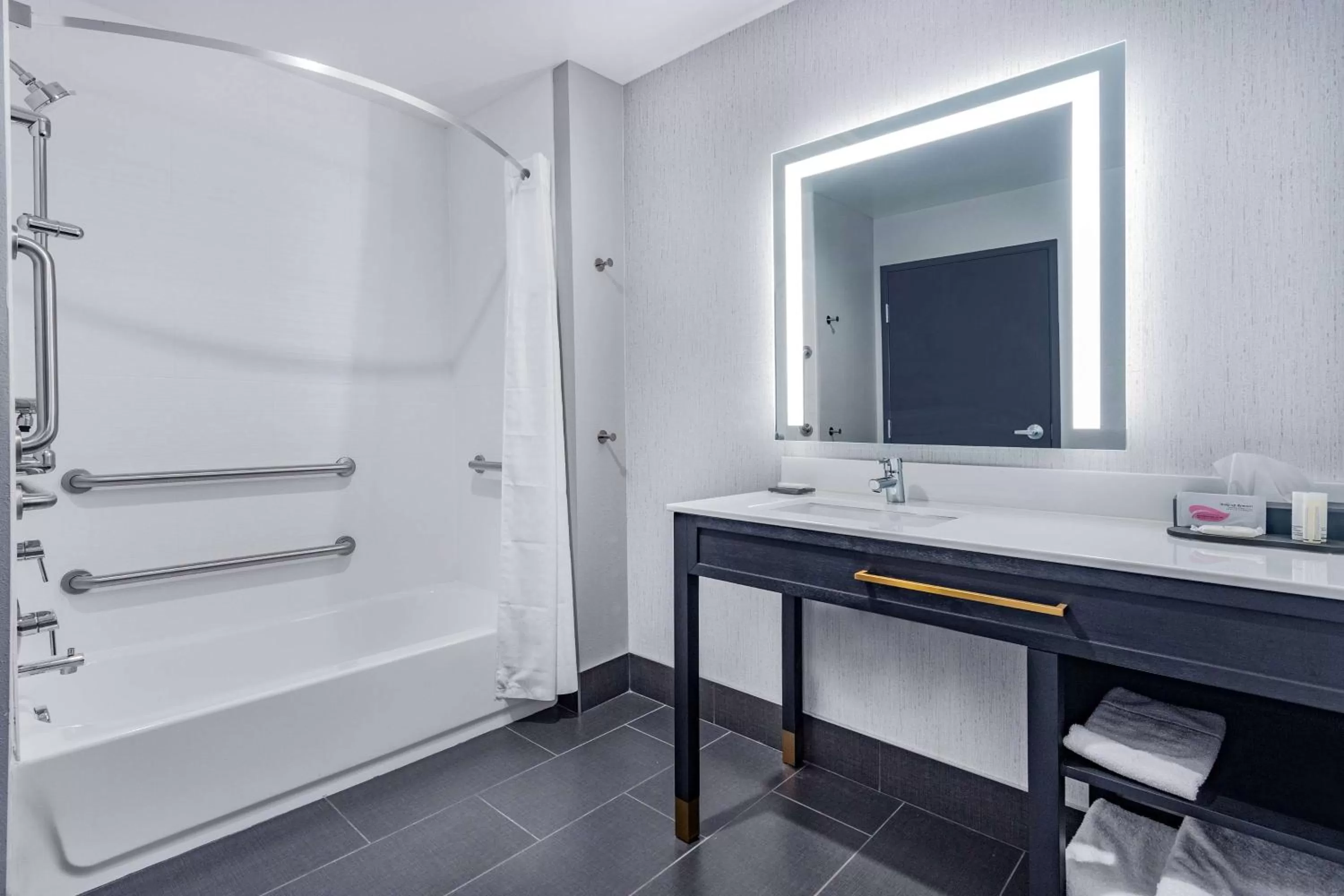 TV and multimedia in LaQuinta Suites by Wyndham South Bend Notre Dame Area