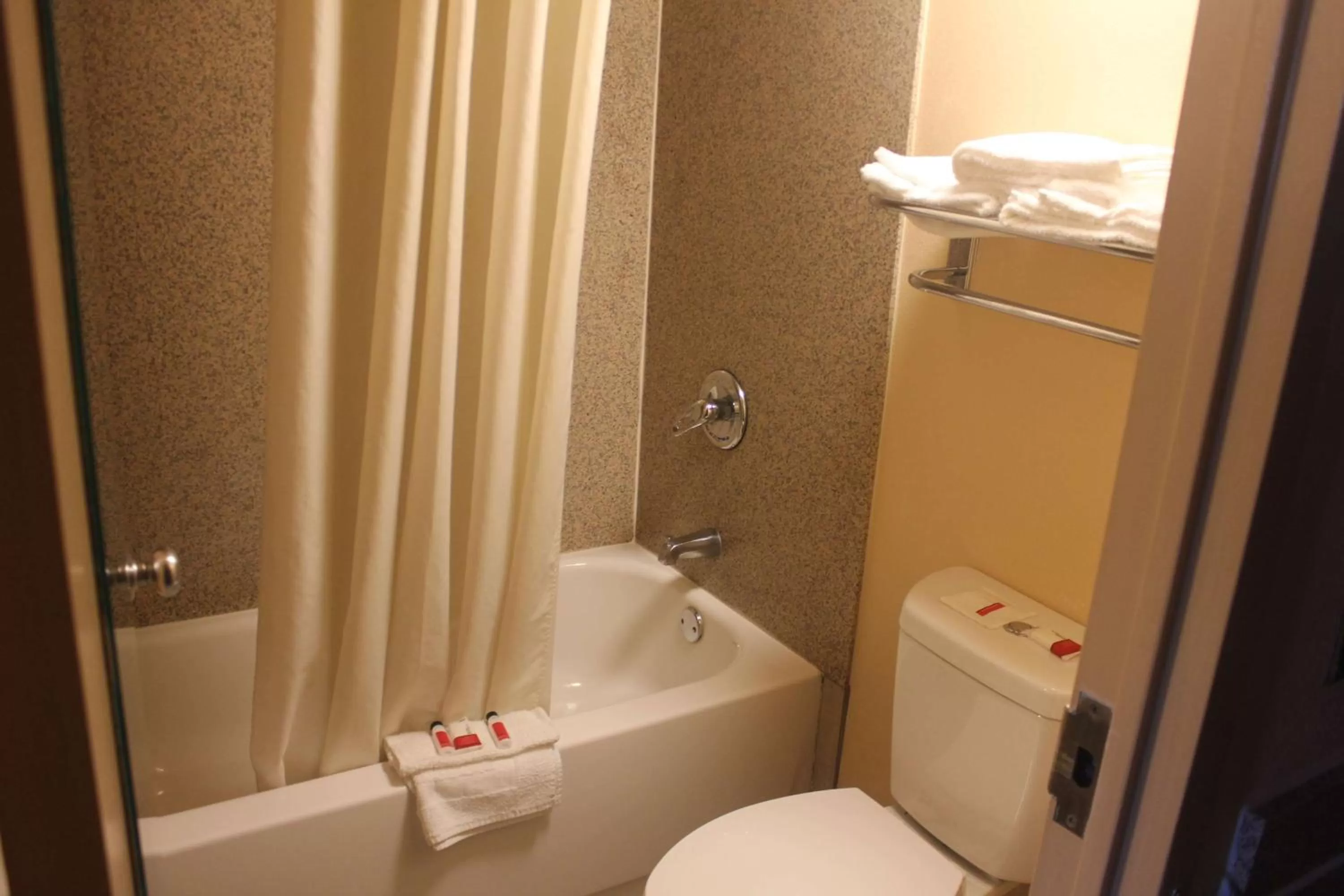 Bathroom in Super 8 by Wyndham Laurel