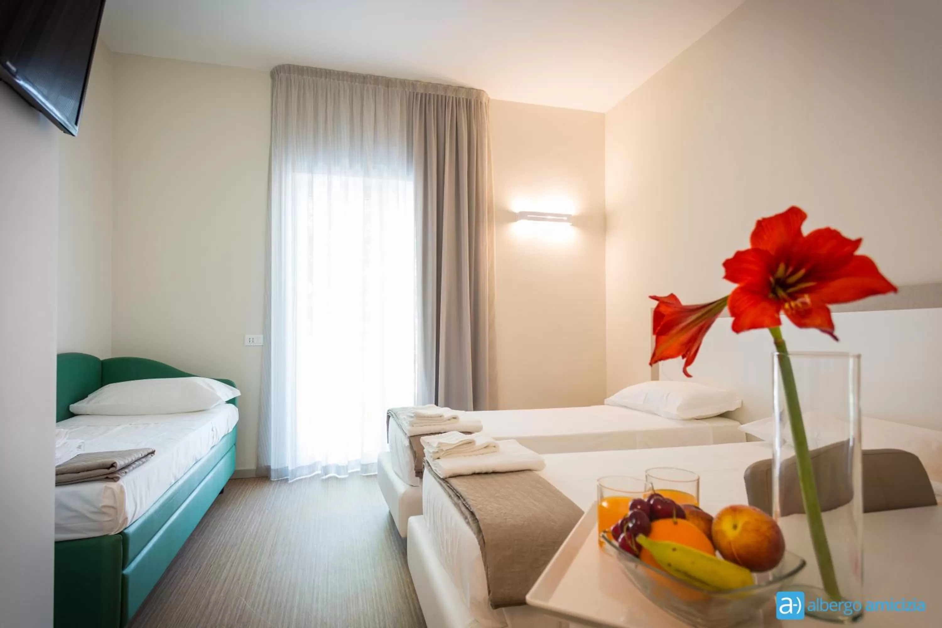 Photo of the whole room, Bed in Hotel Amicizia