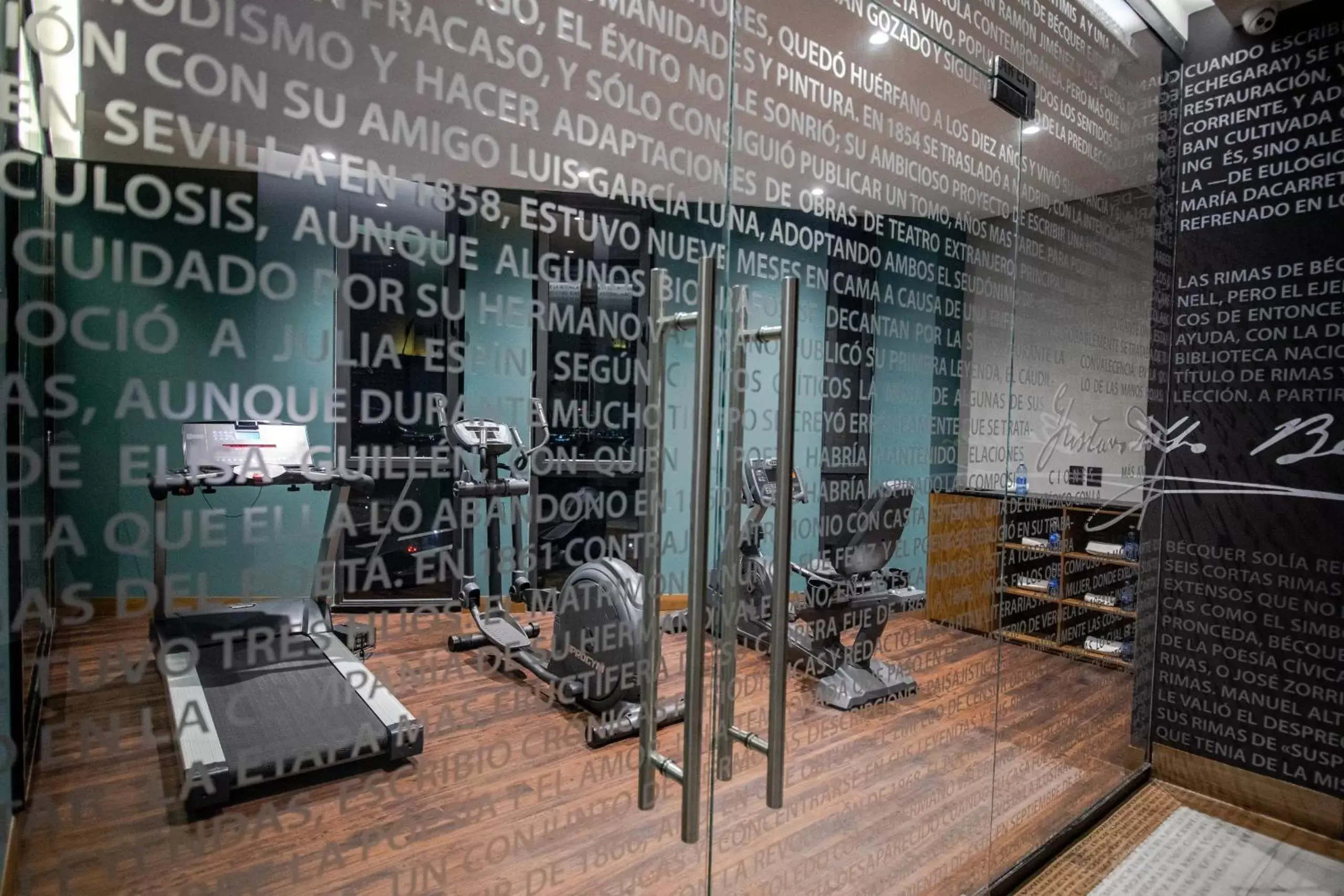 Fitness centre/facilities in Becquer Hotel Guadalajara