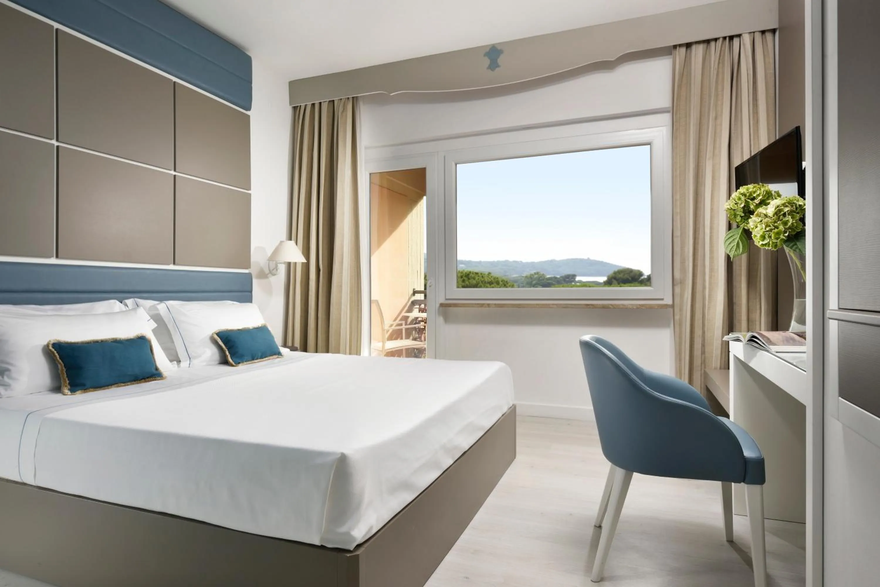 Bedroom in Golf Hotel Punta Ala