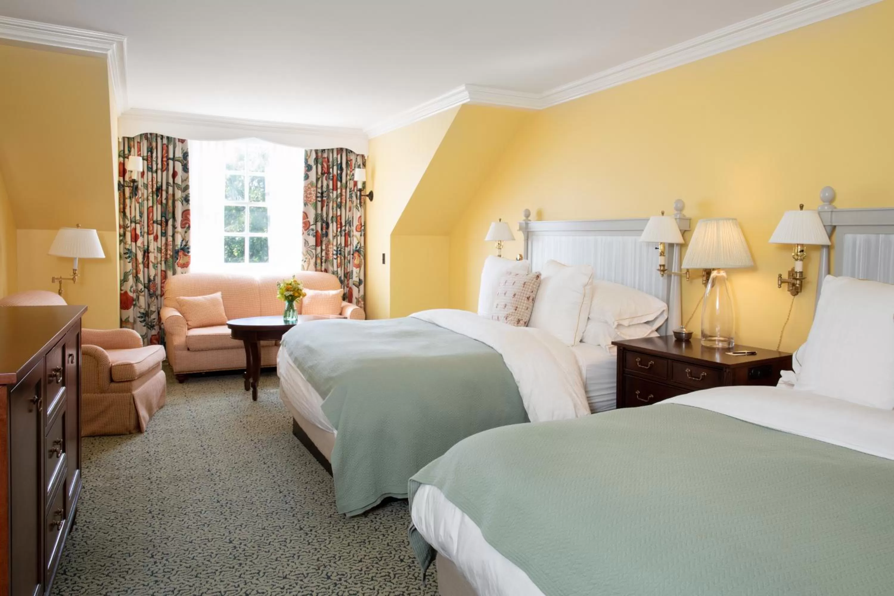 Bed in Woodstock Inn & Resort