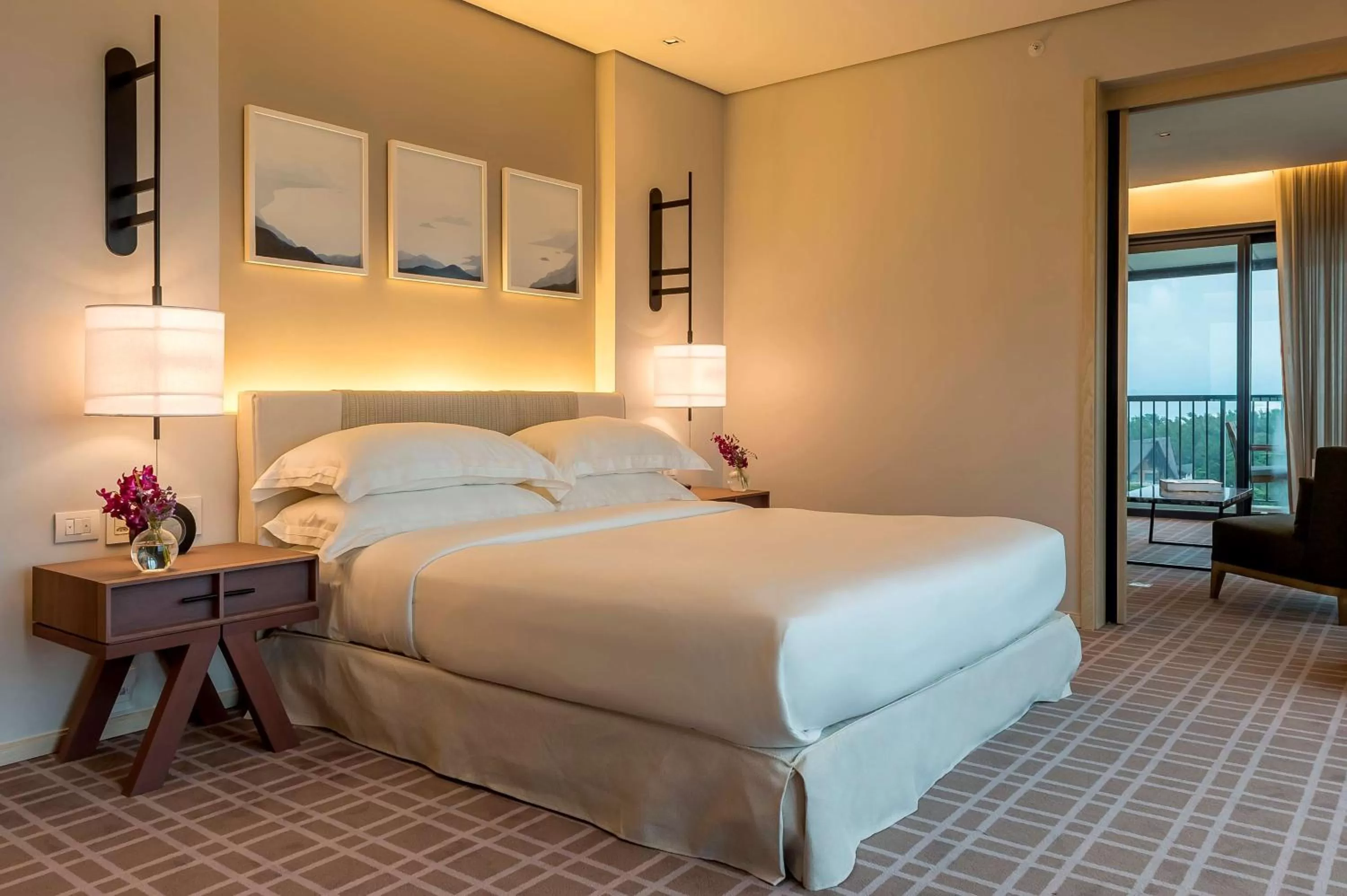 Bed in Grand Hyatt Rio de Janeiro