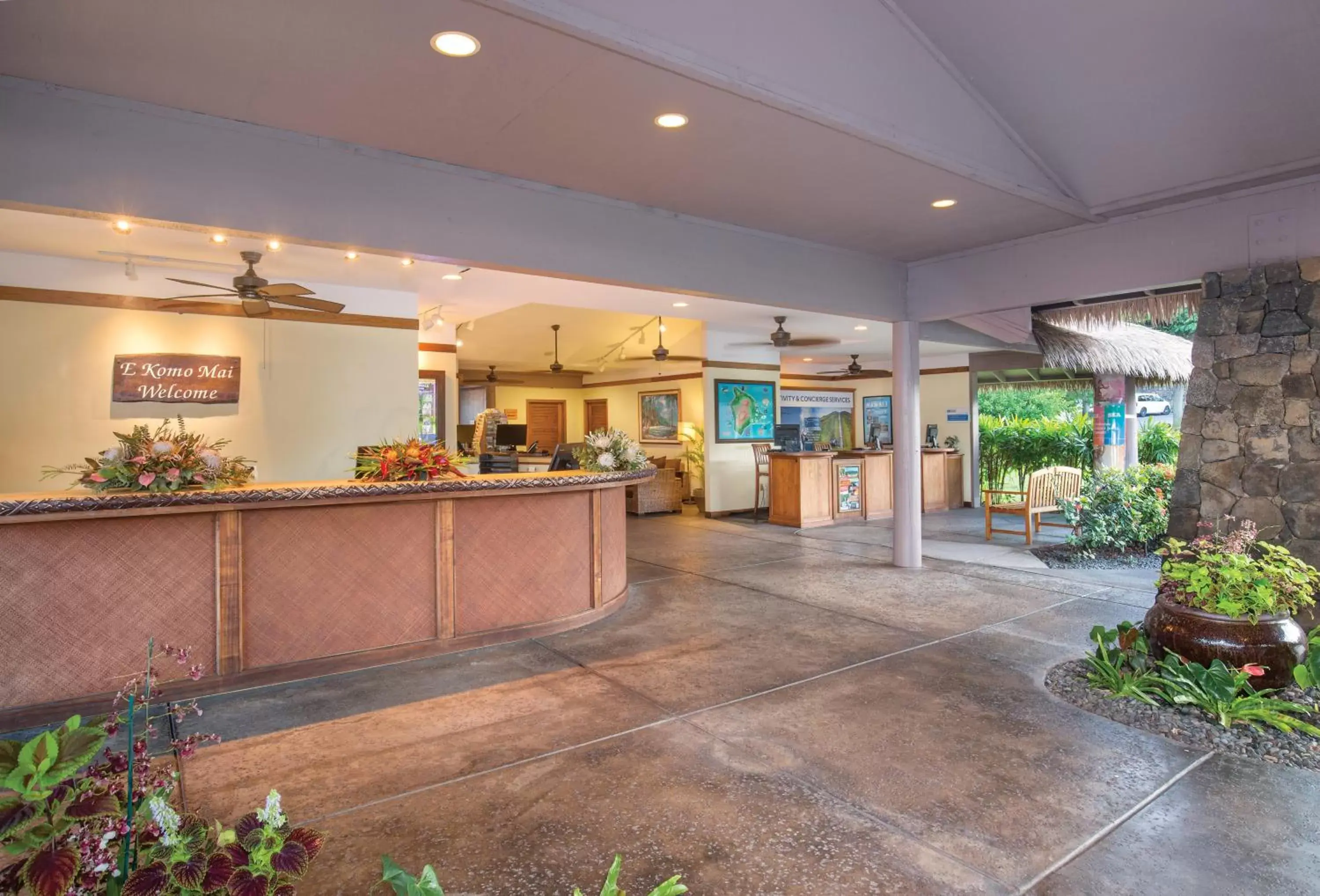 Lobby or reception in Wyndham Kona Hawaiian Resort