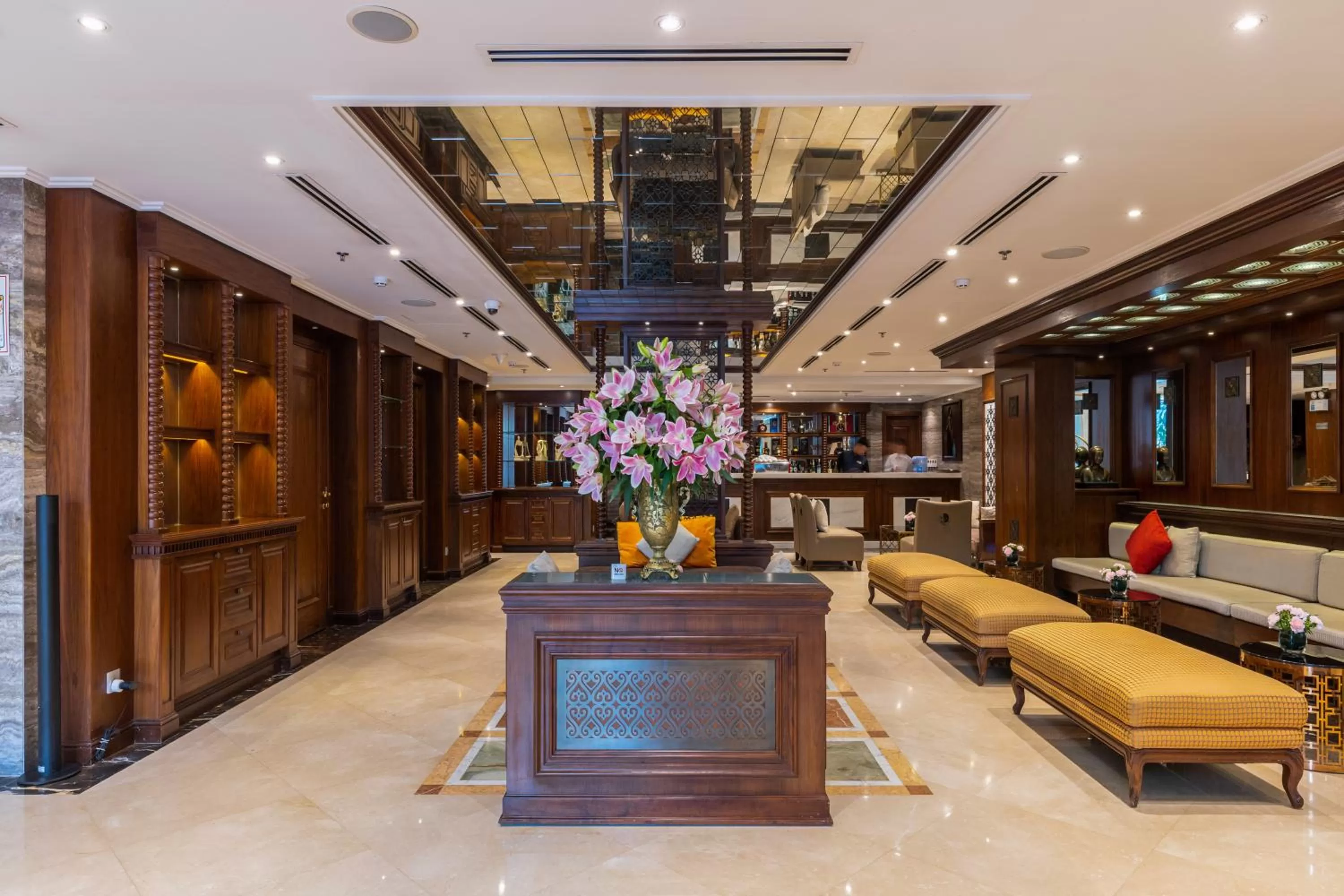 Lobby or reception in The Lapis Hotel