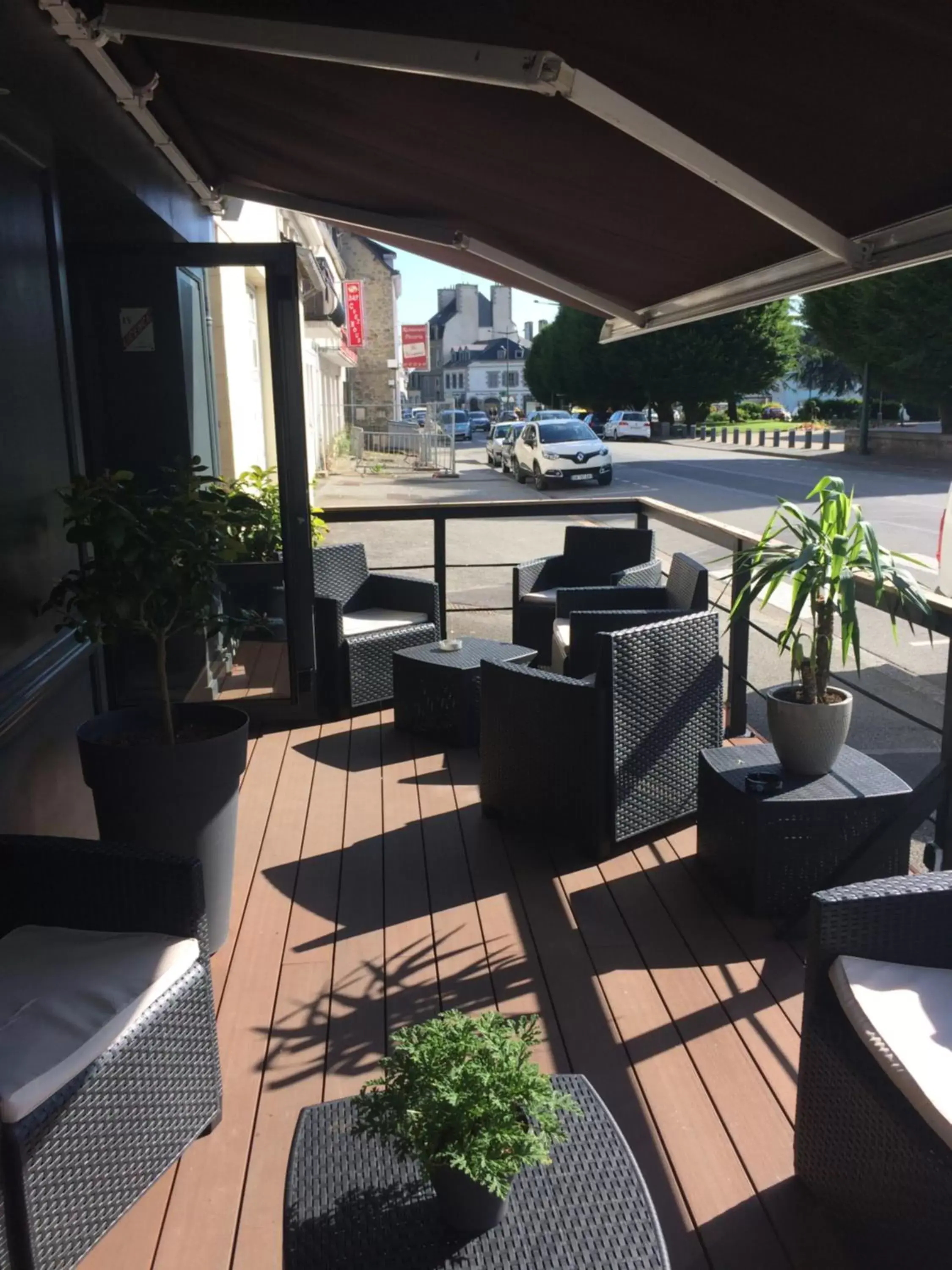 Balcony/Terrace in The Originals City, Hôtel du Château, Pontivy (Inter-Hotel)