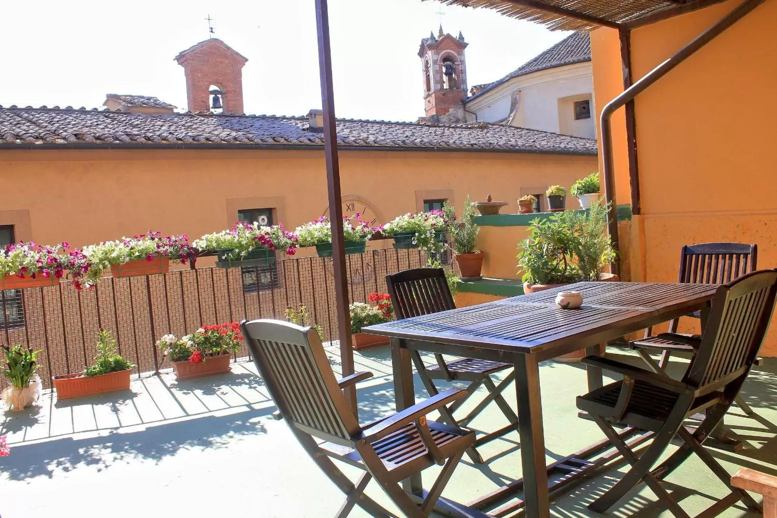 Balcony/Terrace in La Terrazza Di Montepulciano