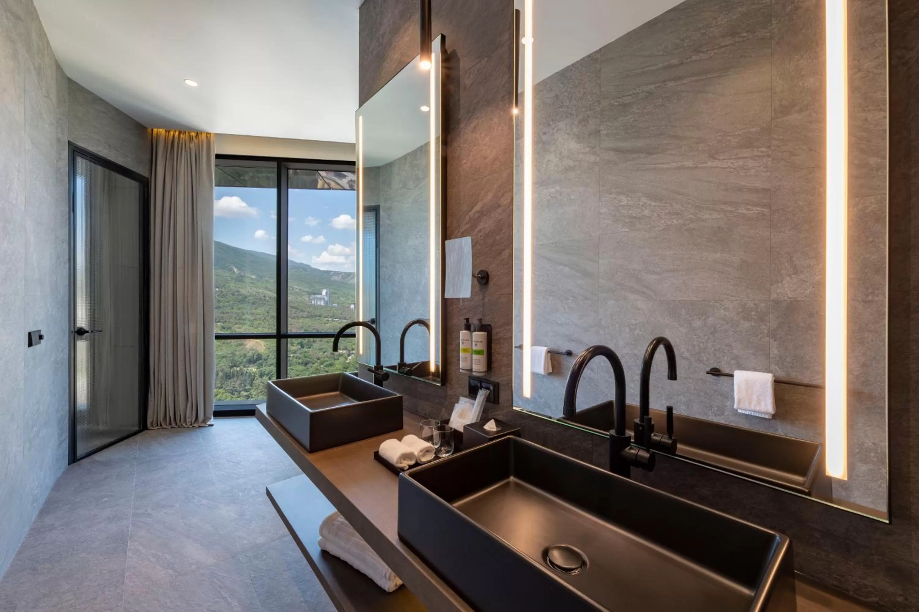 Bathroom in Pullman Tbilisi Axis Towers
