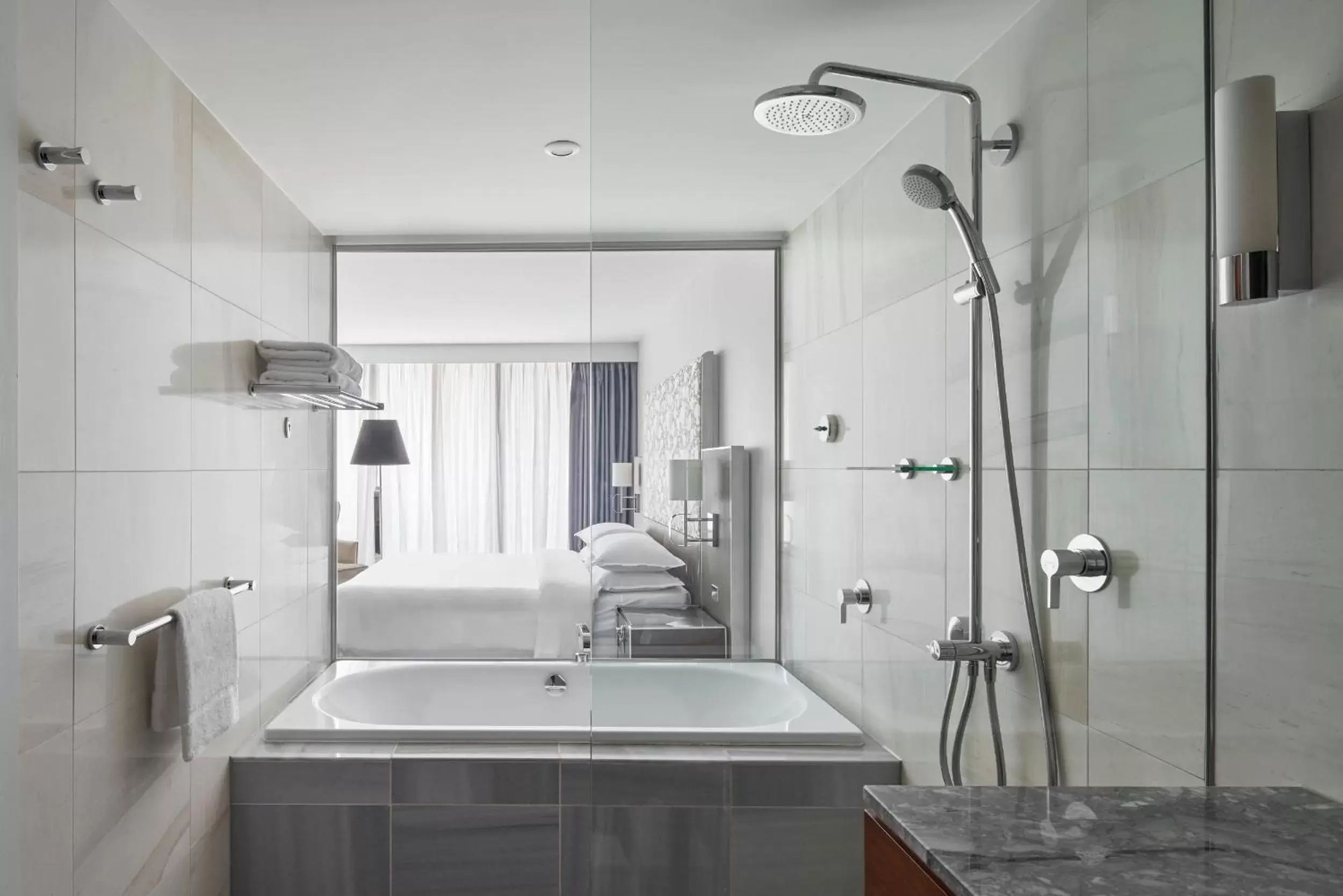 Shower, Bathroom in Sheraton Melbourne Hotel
