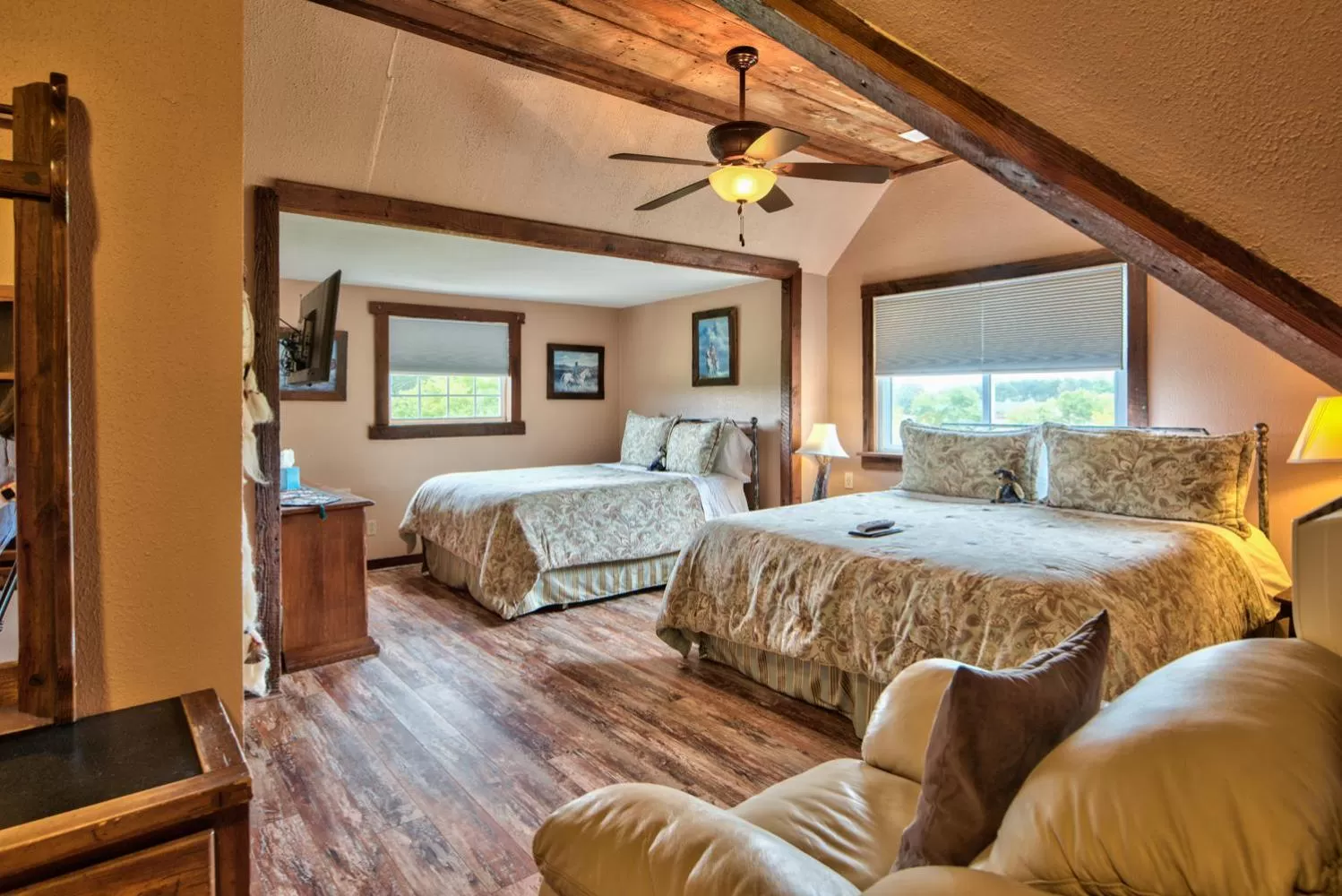 Bed in Southern Cross Guest Ranch