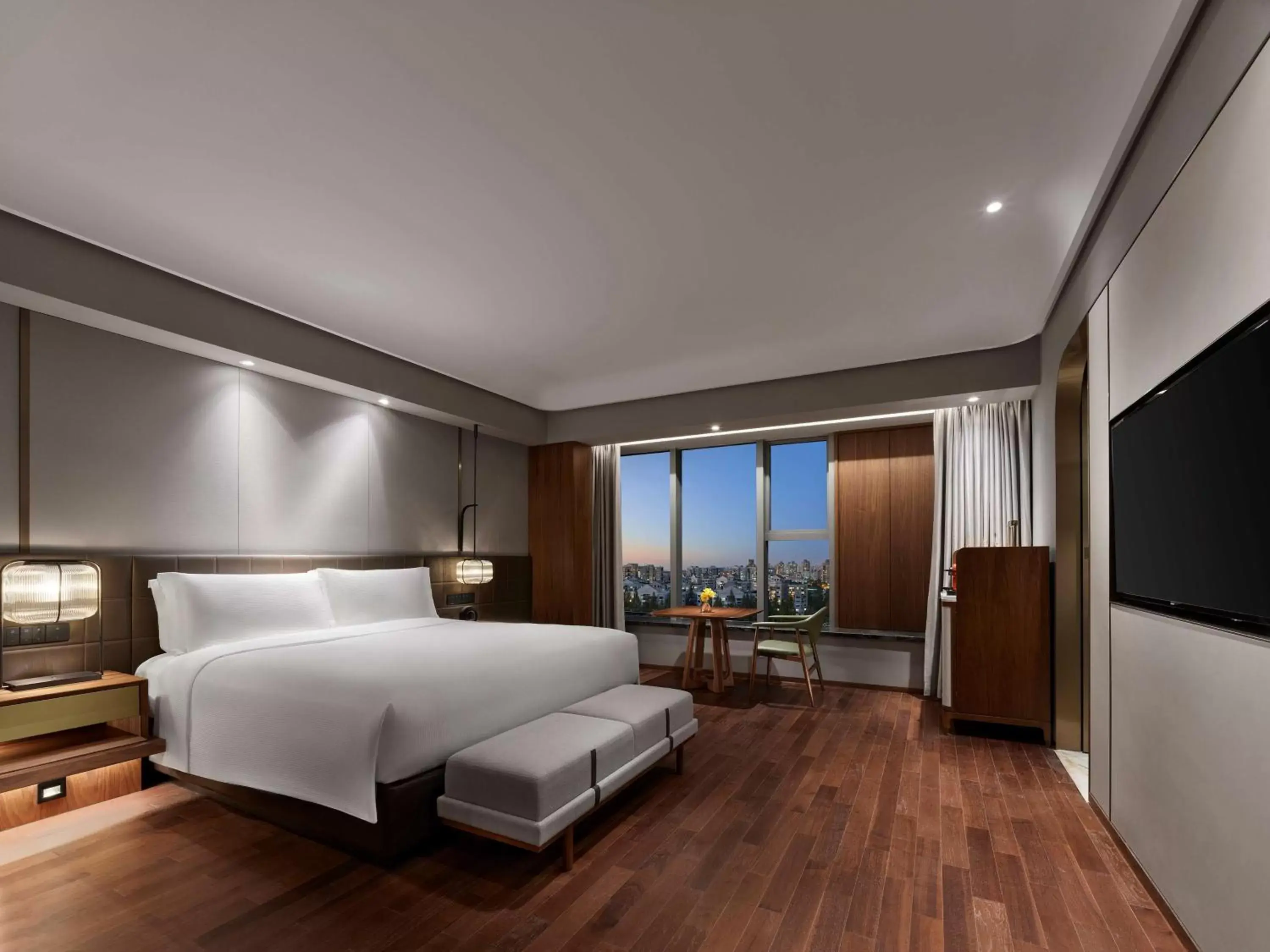 Bedroom in Hilton Shanghai Hongqiao