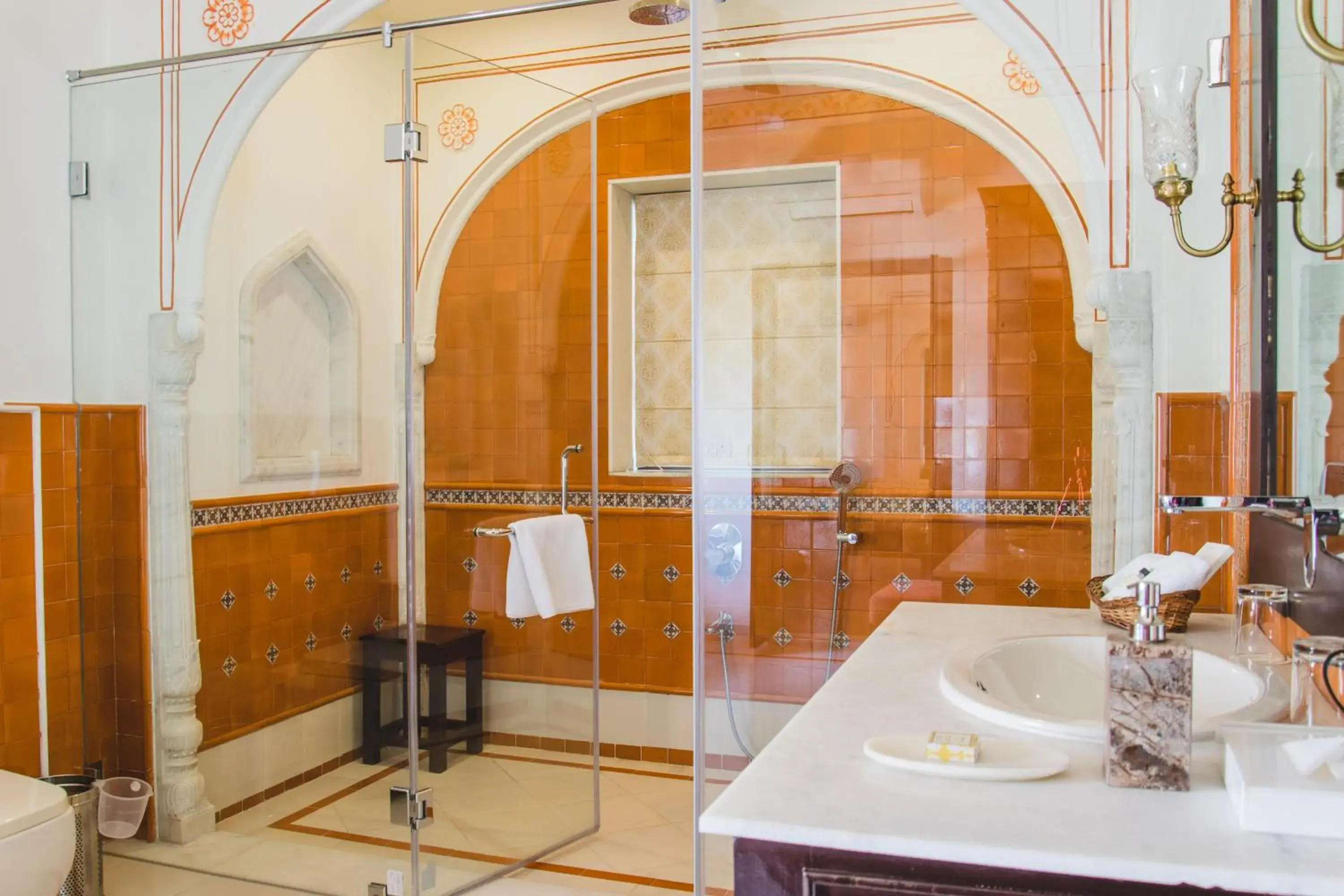 Bathroom in Royal Heritage Haveli