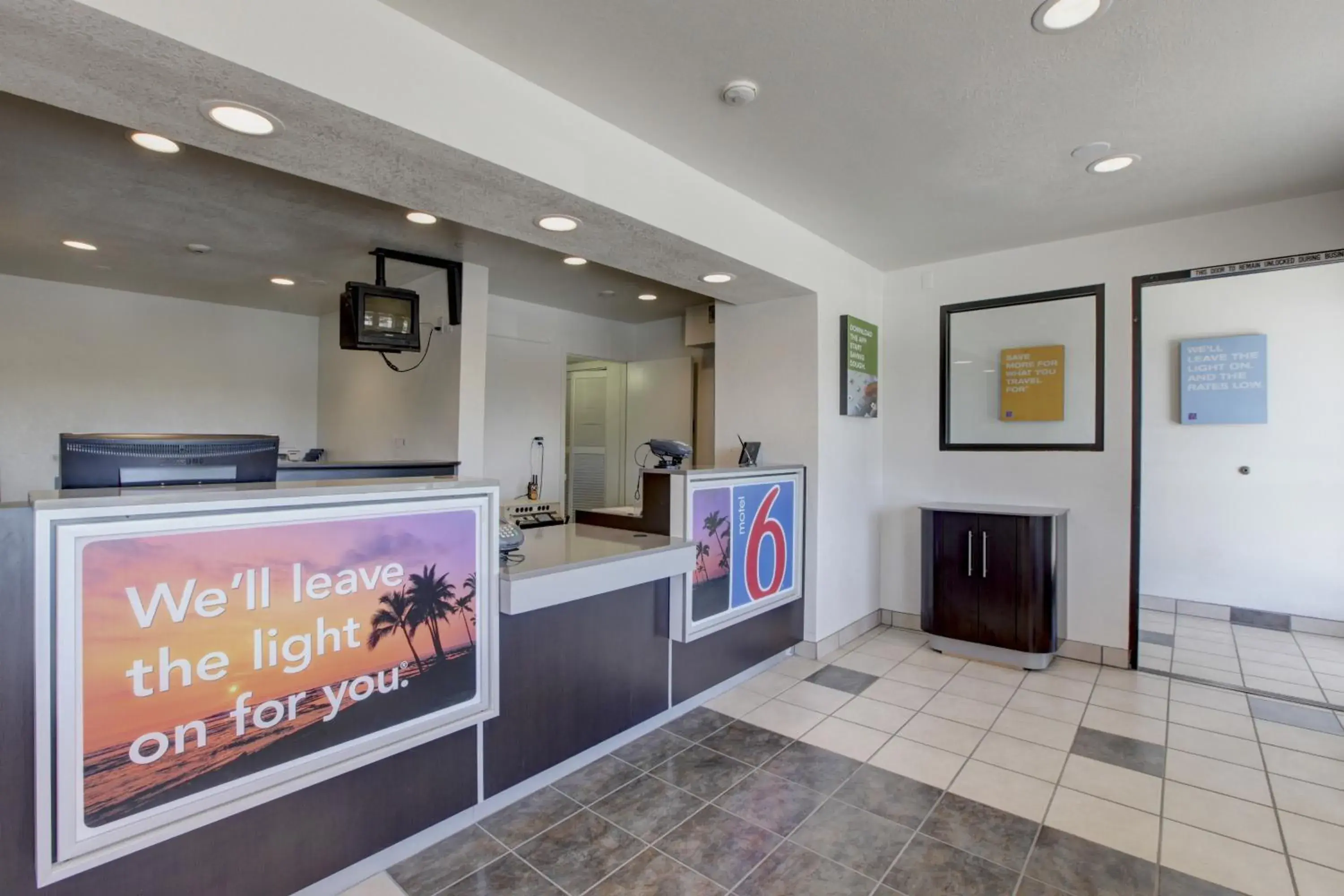 Lobby or reception in Motel 6-Corona, CA Lobby or reception in Motel 6-Corona, CA