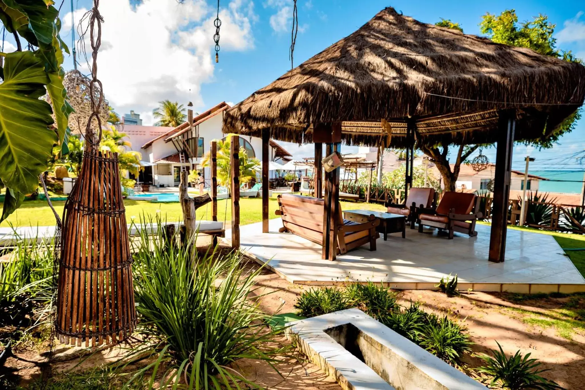 Garden view, Patio/Outdoor Area in Moriah Natal Beach Hotel