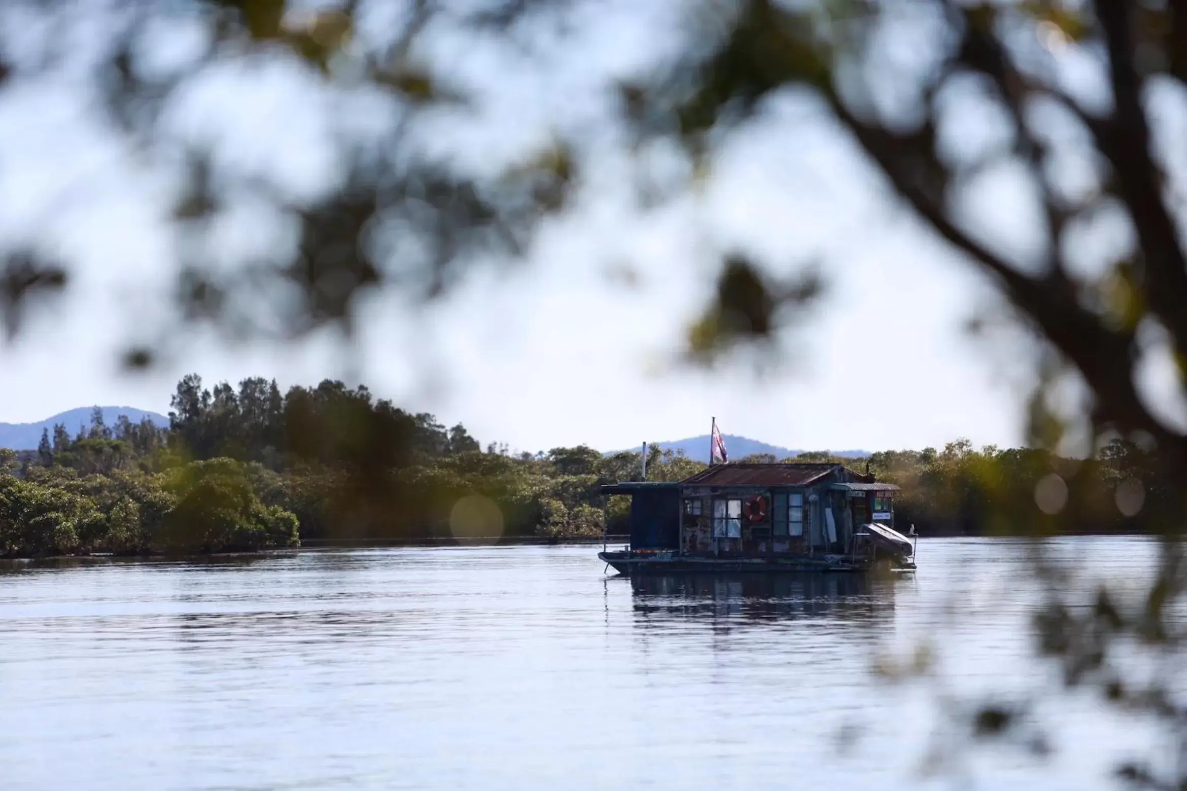 River view in Tea Gardens Hotel