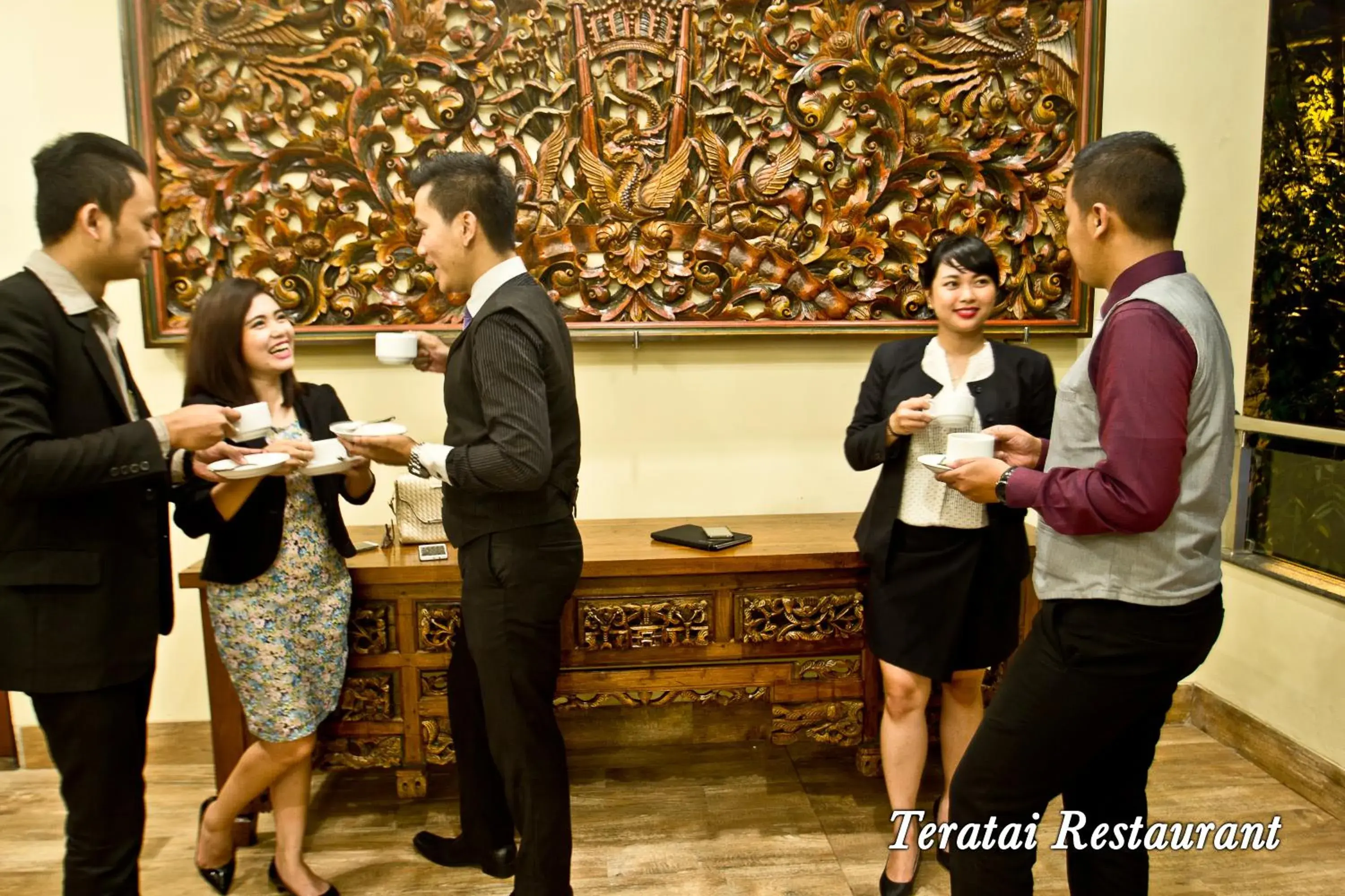 Staff in Green Batara Hotel