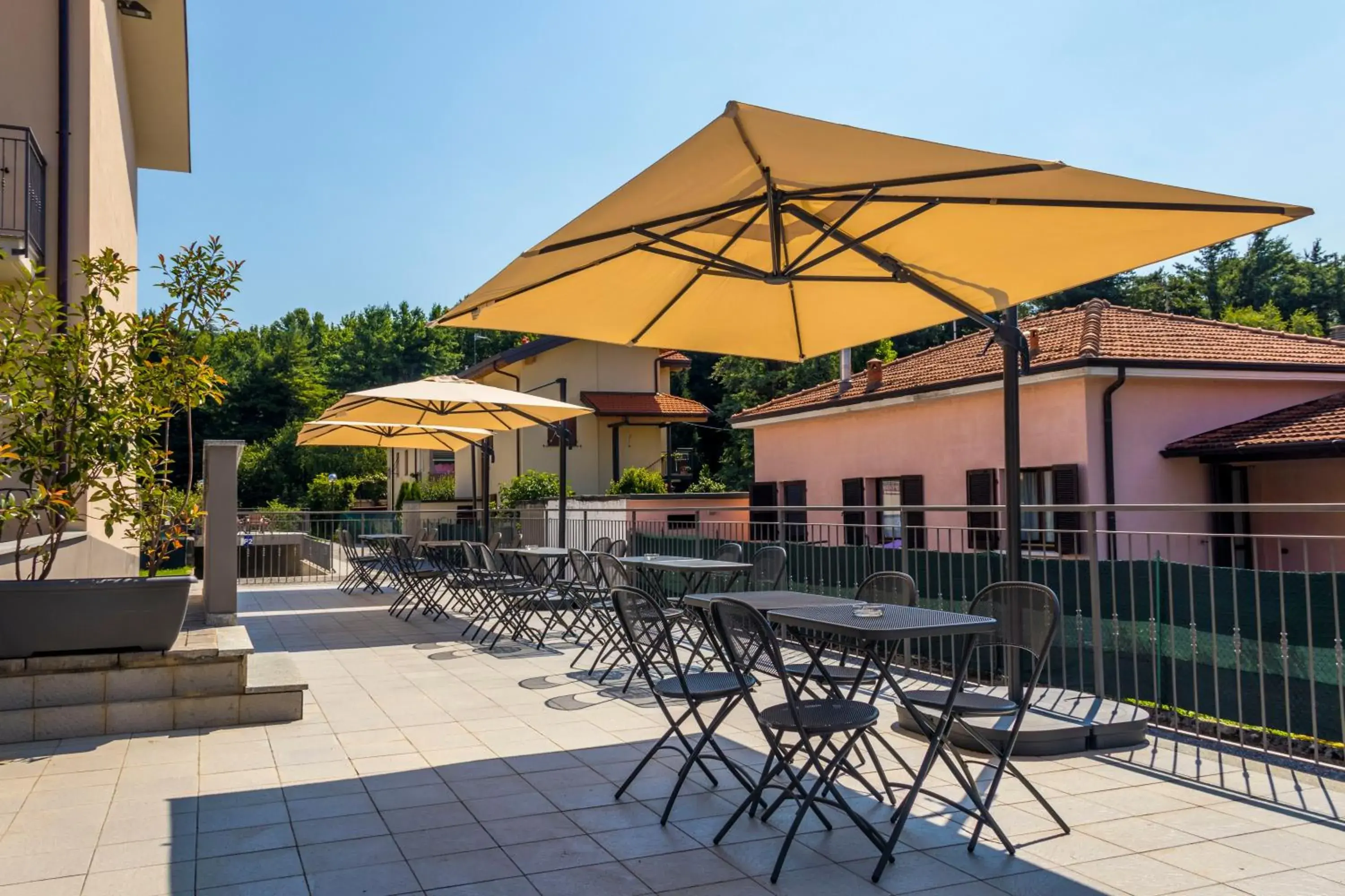 Balcony/Terrace in Hotel Rossovino Como