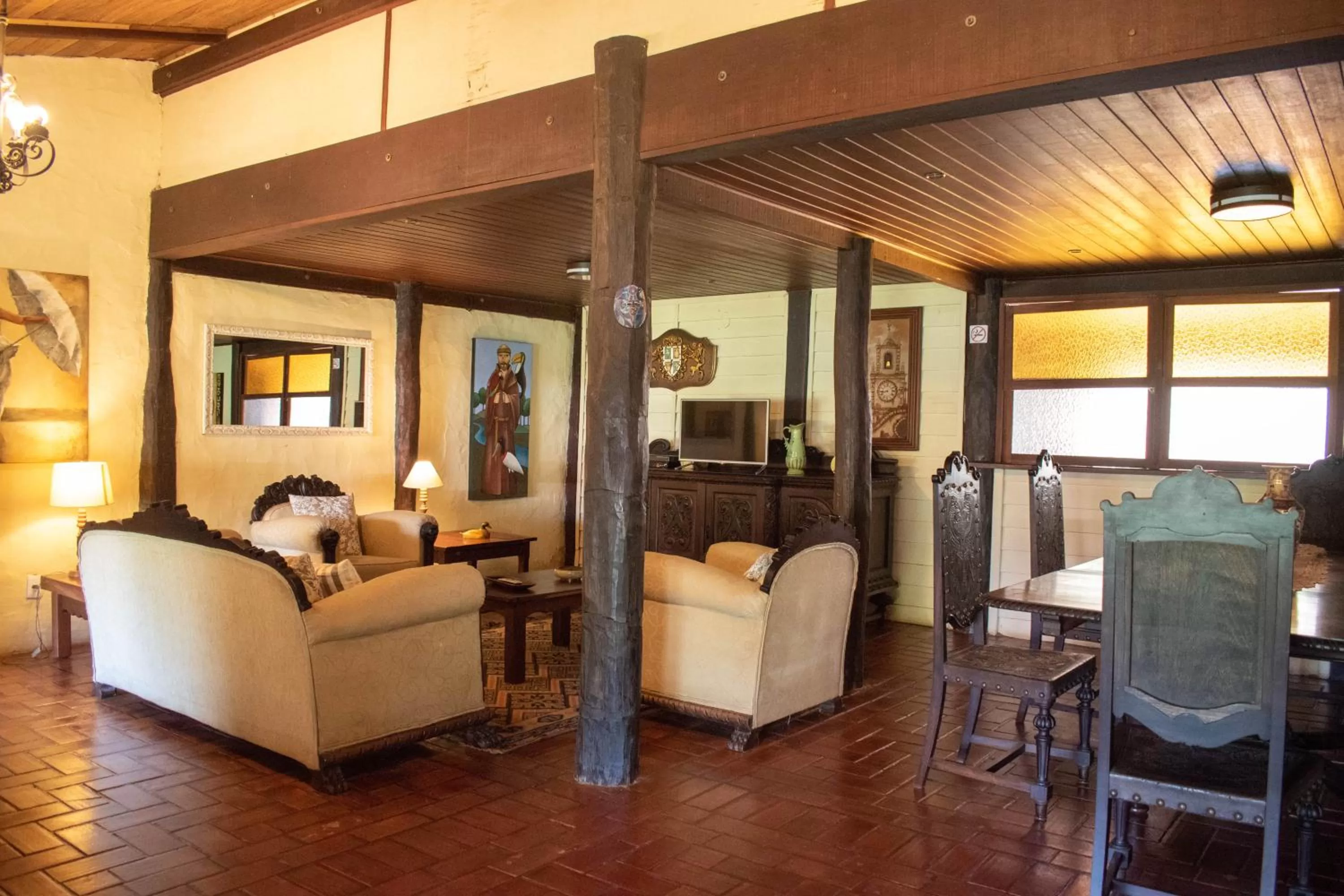 Living room in Hotel Santa Esmeralda