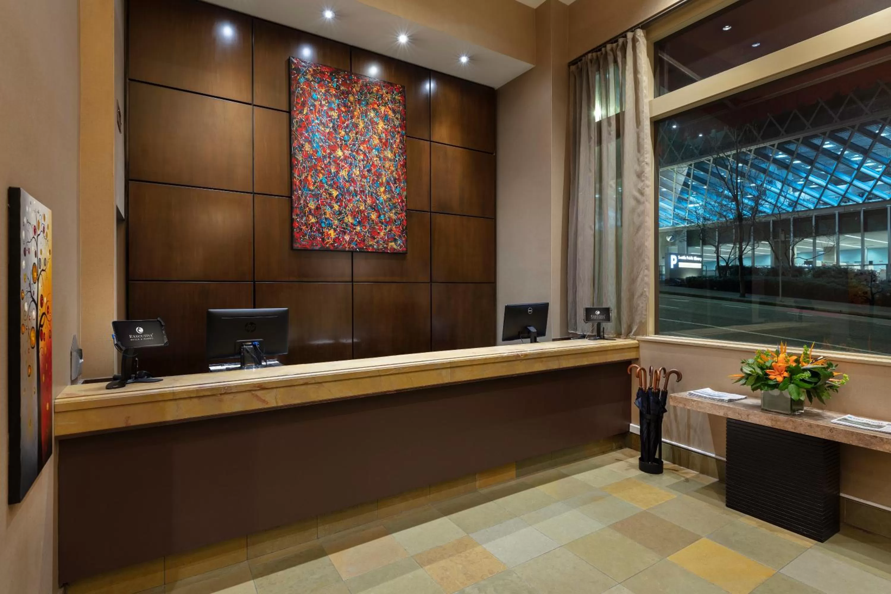 Lobby or reception in Executive Hotel Pacific