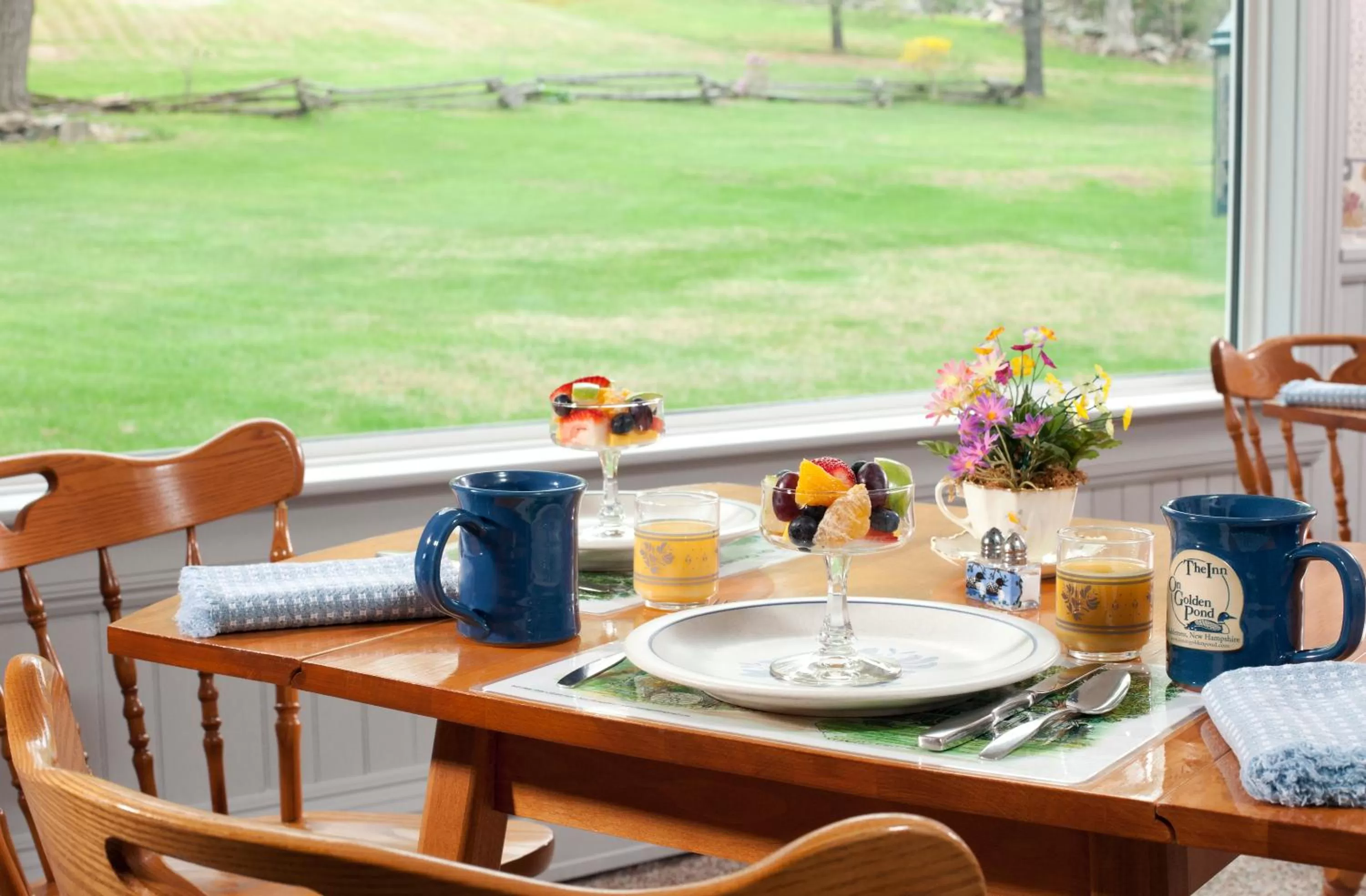 Garden view in Inn on Golden Pond