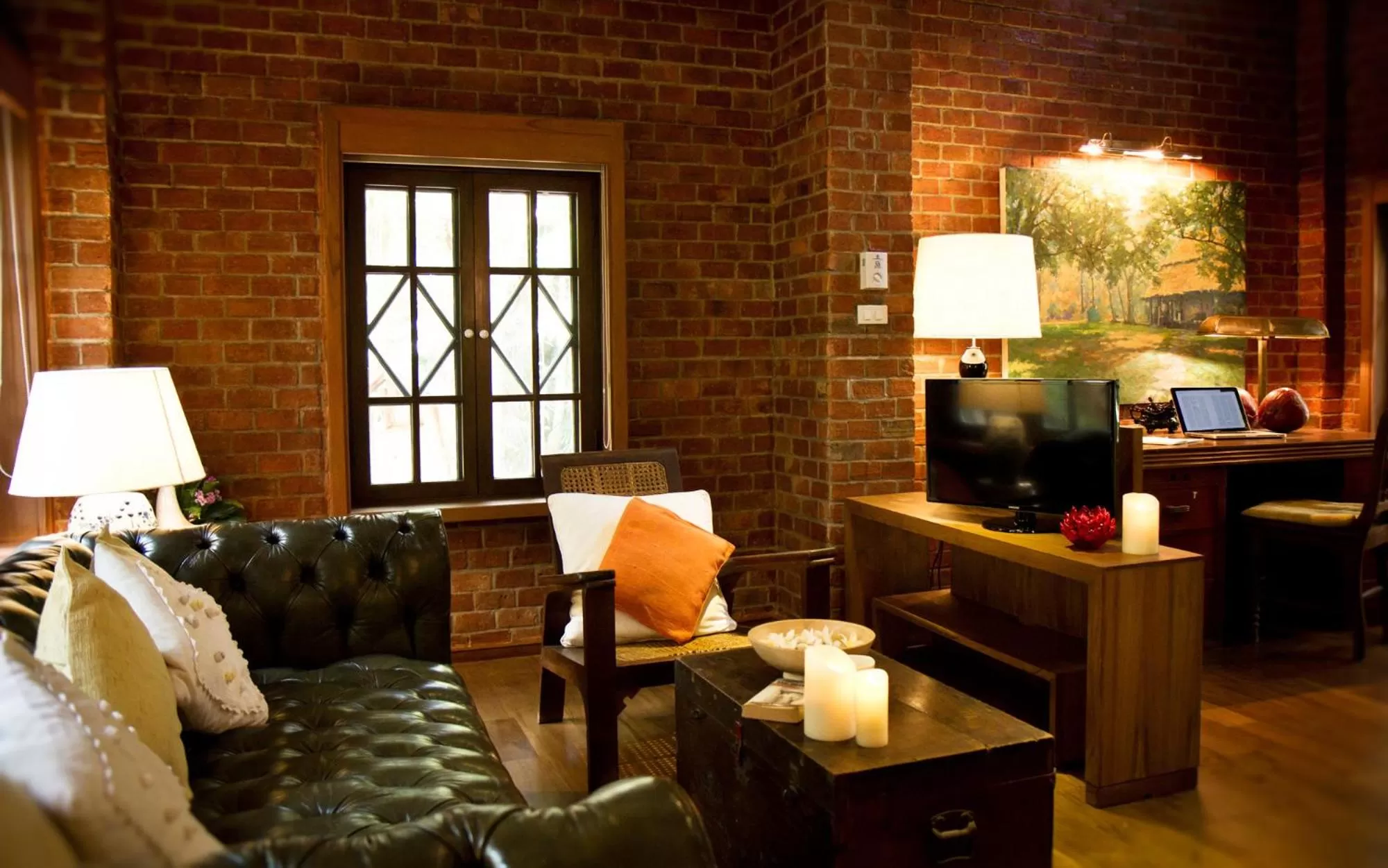 Living room in Kaomai Lanna Resort